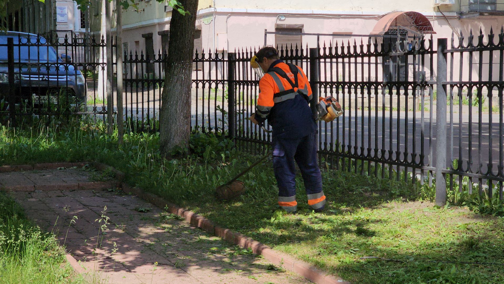 руза, площадь партизан, благоустройство,