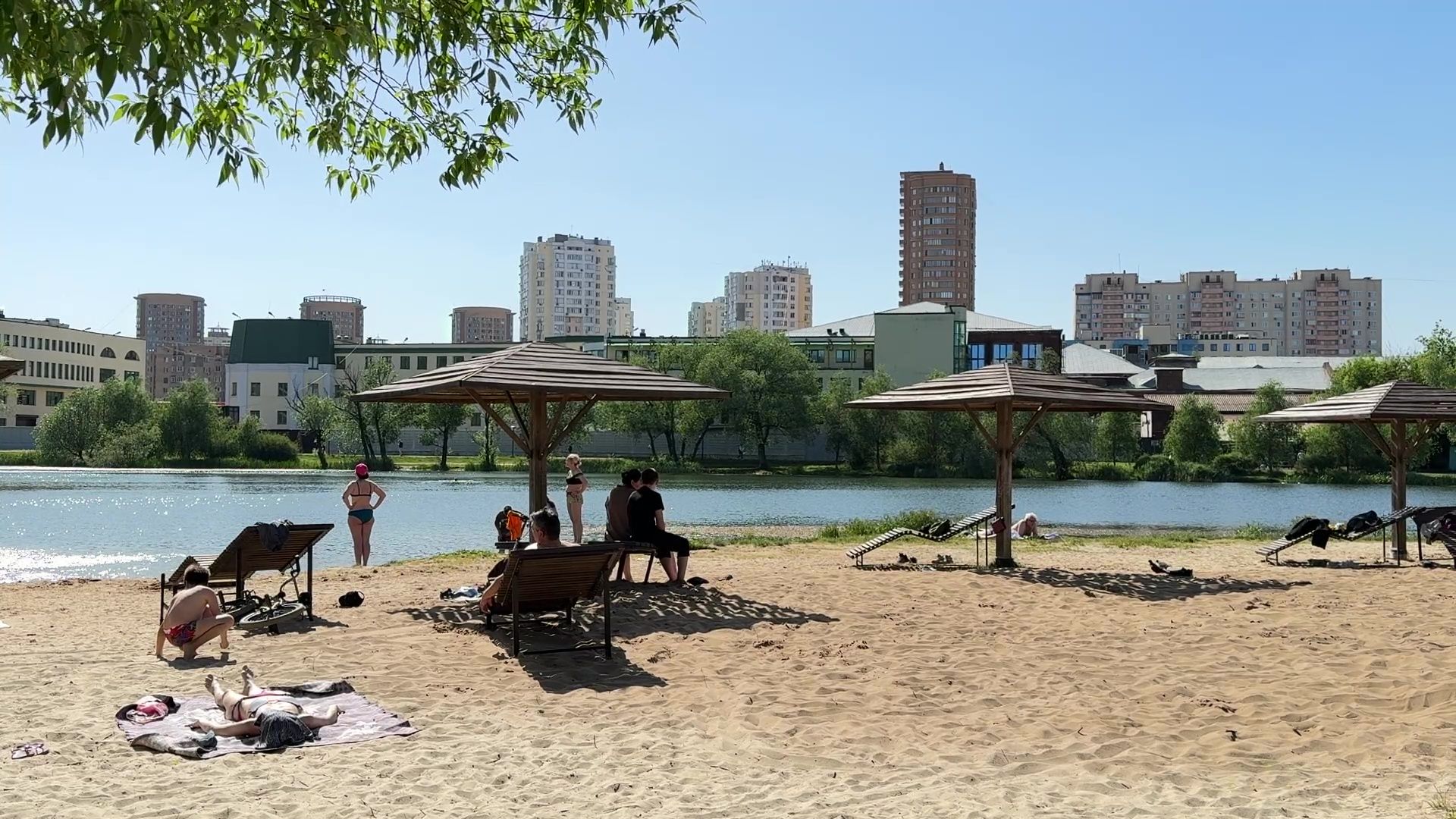 реутов, парк, фабричный пруд, купальный сезон,