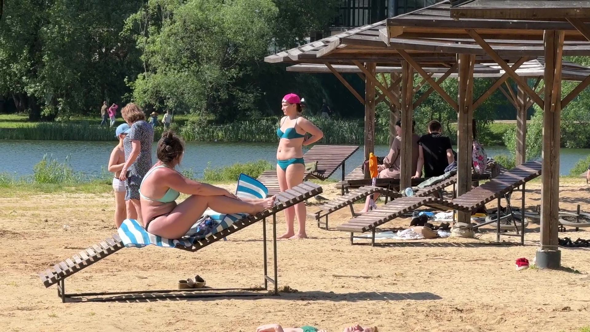 реутов, парк, фабричный пруд, купальный сезон,