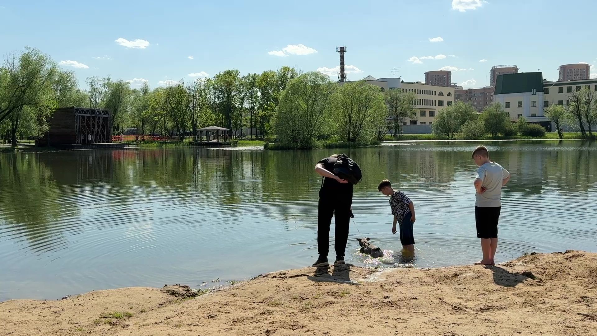 реутов, парк, фабричный пруд, купальный сезон,