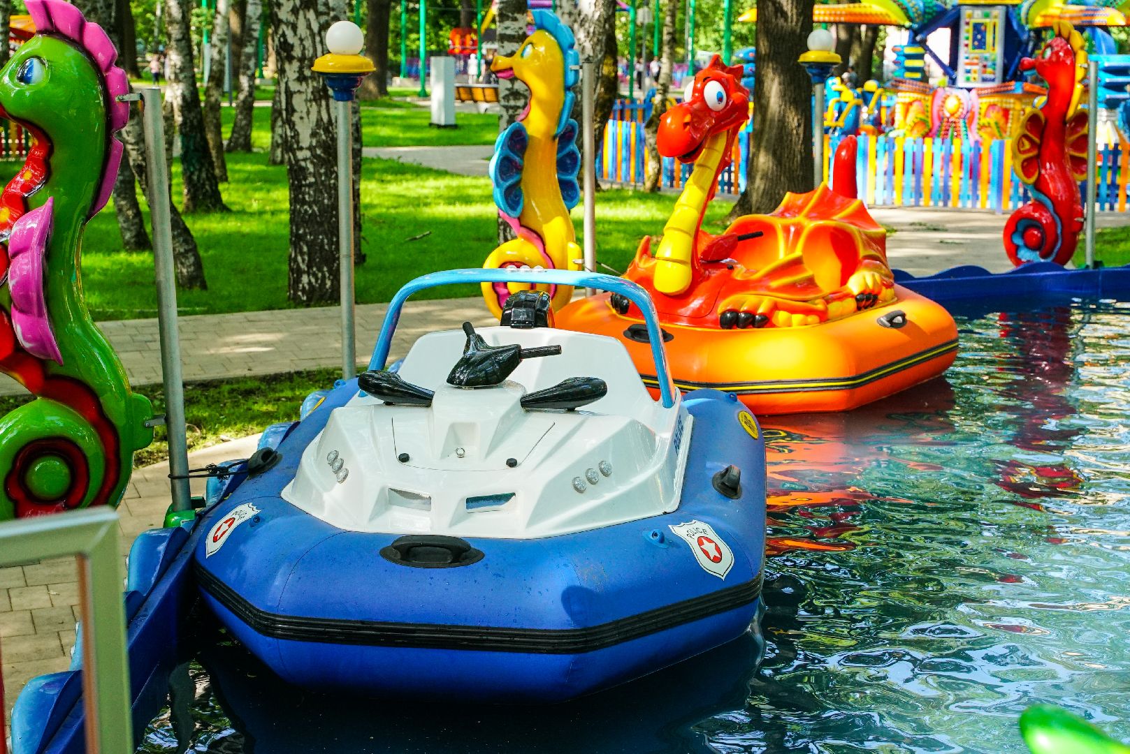 парк, пляж, аттракцион,