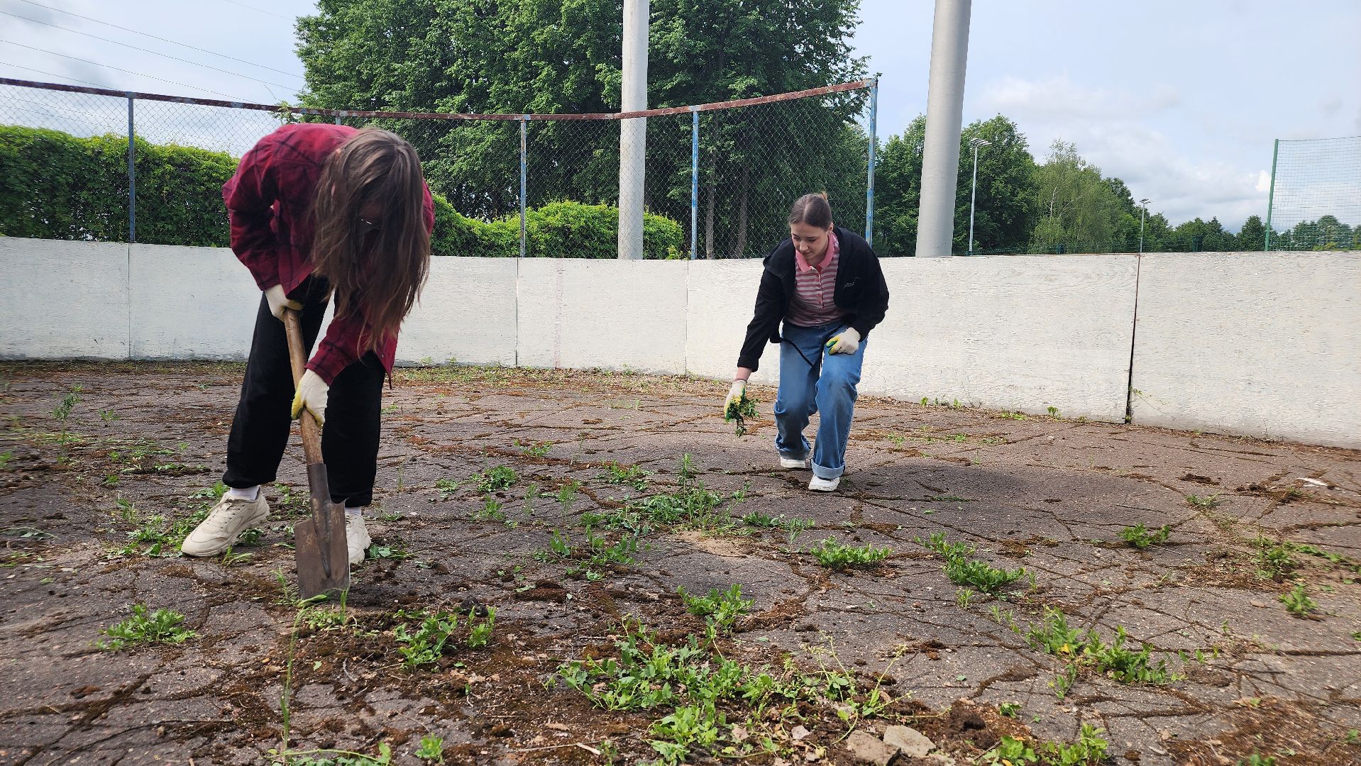 стадион протва, трудовые бригады, благоустройство,