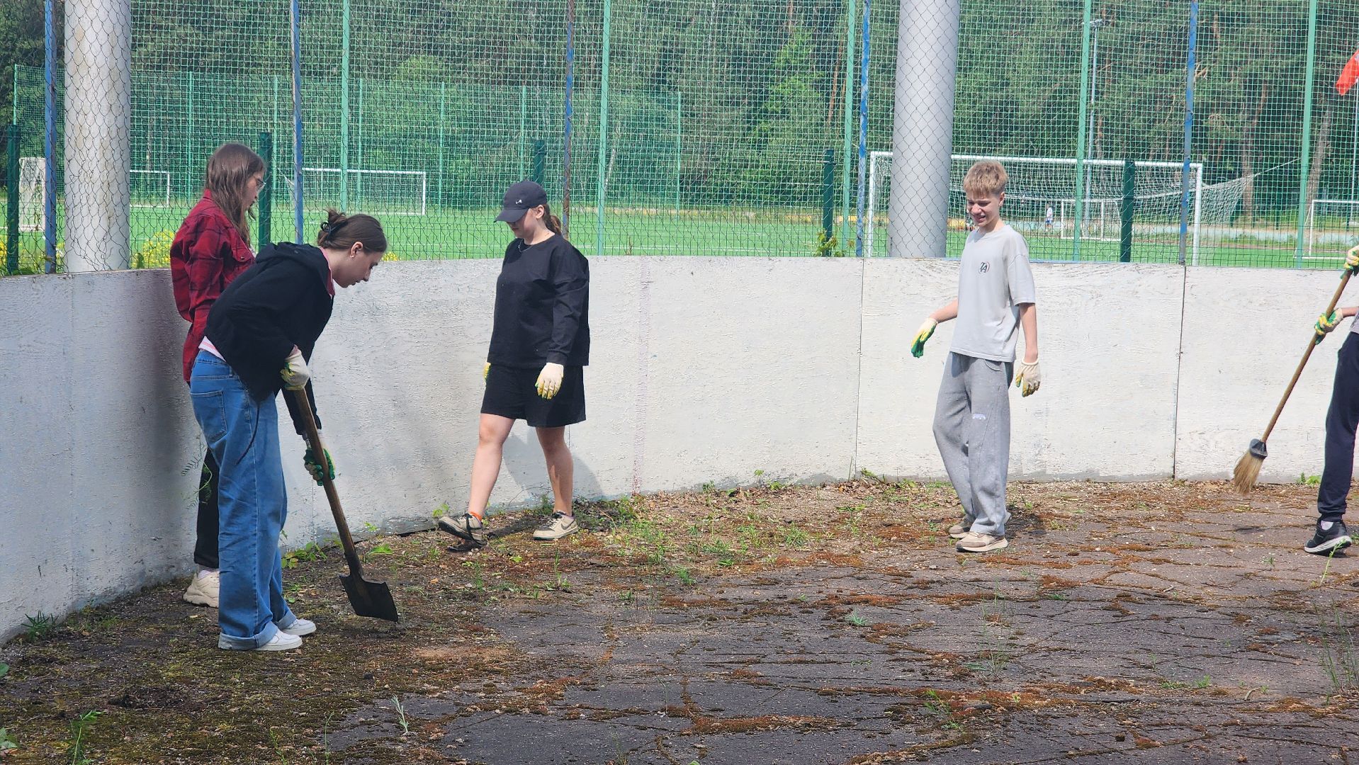 стадион протва, трудовые бригады, благоустройство,