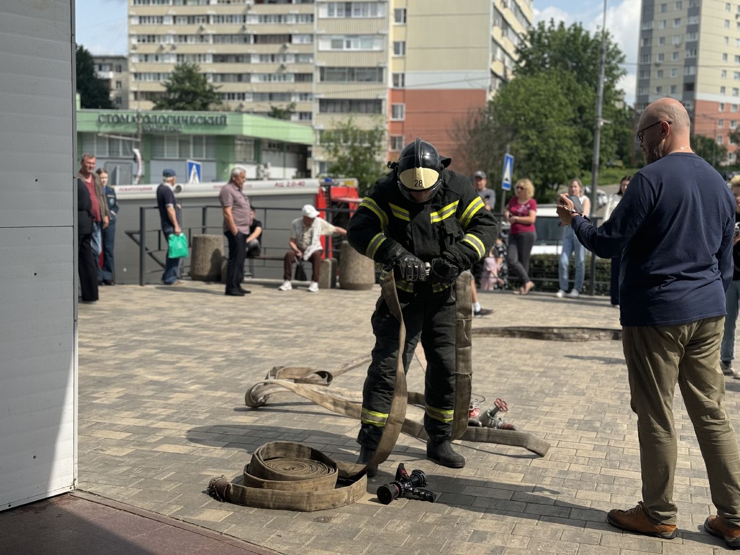 пожарные учения, торговый центр курс, мчс ленинского округа,