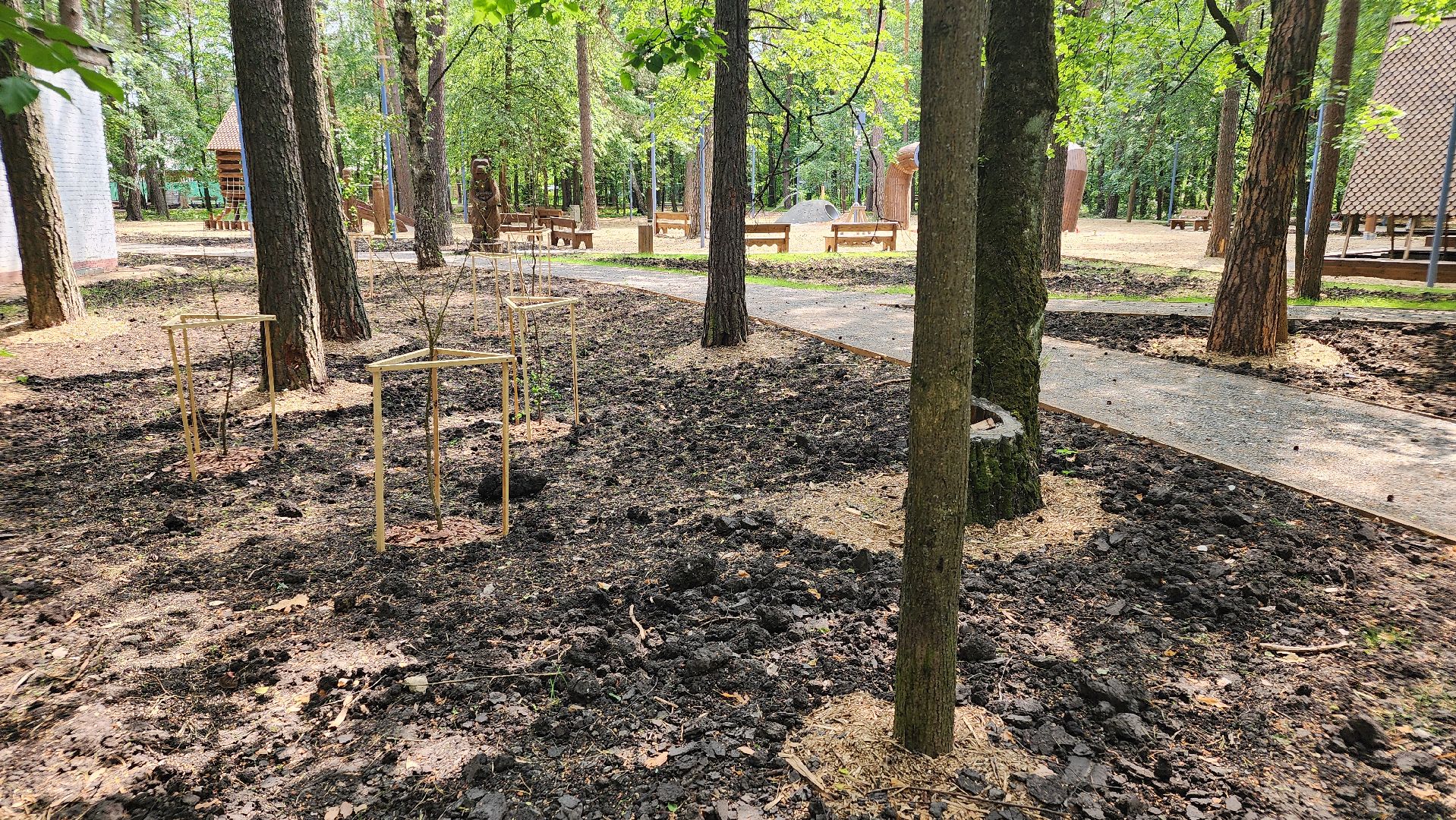 парк сказка, парки подмосковья, протвино, строительство,