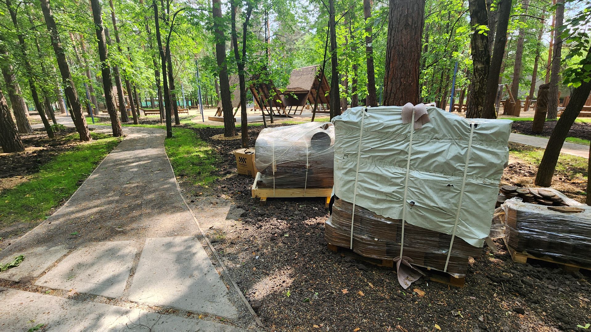 парк сказка, парки подмосковья, протвино, строительство,