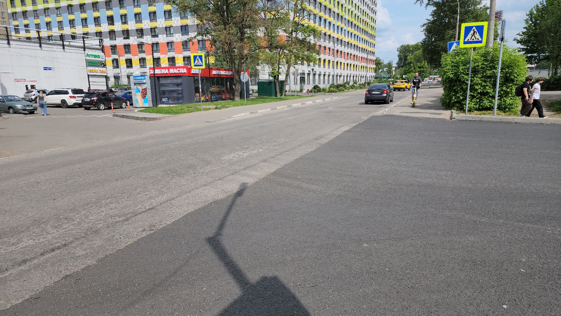 ремонт дорог, щёлково, новый асфальт,