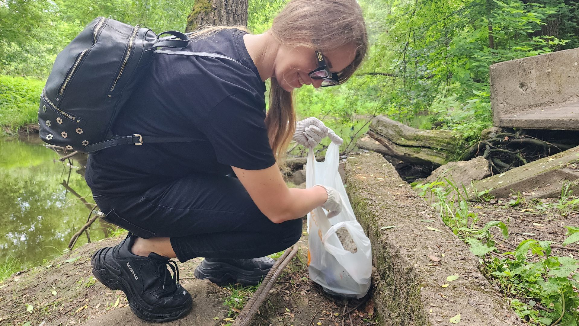 экология, домодедово, берег реки, очистка водоема, очистка берега,волонтеры, волонтеры подмосковья,