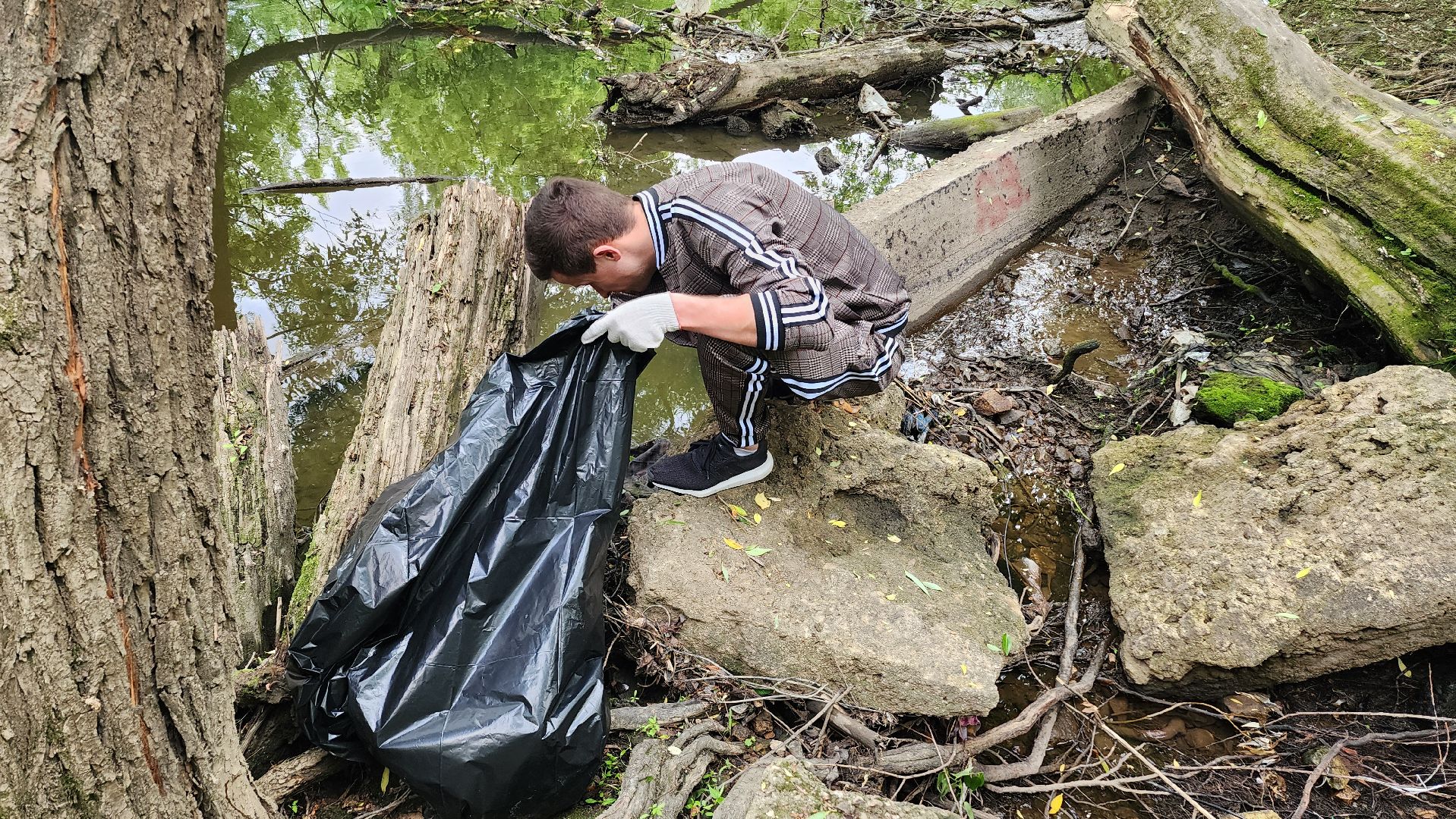 экология, домодедово, берег реки, очистка водоема, очистка берега,волонтеры, волонтеры подмосковья,