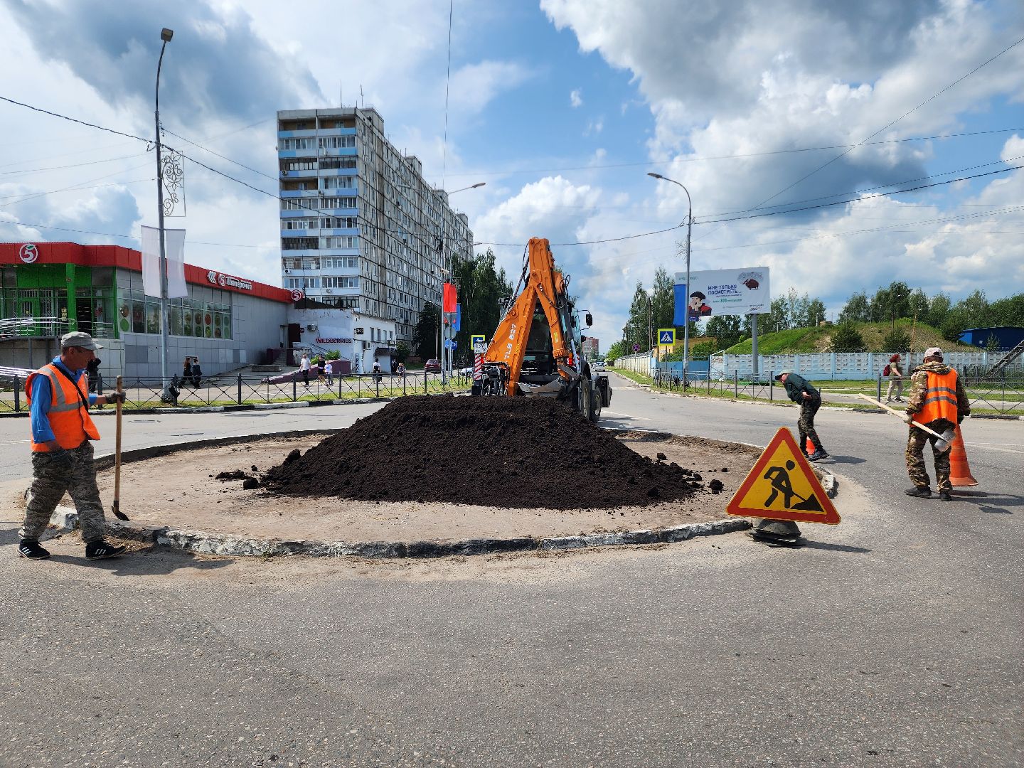благоустройство 2025, клумба, шатура, мбу сдх шатура,