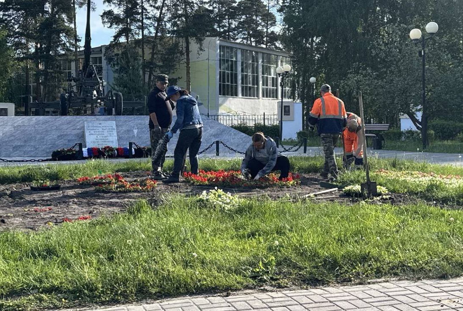благоустройство 2025, клумба, шатура, мбу сдх шатура,