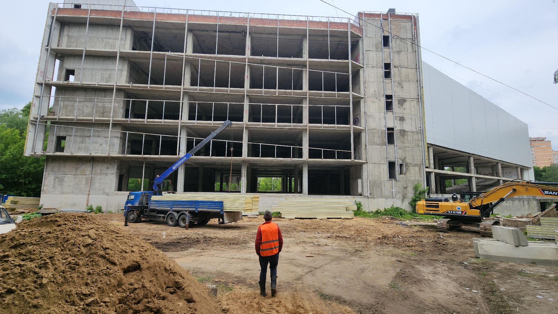 демонтаж, красногорск, снос здания,