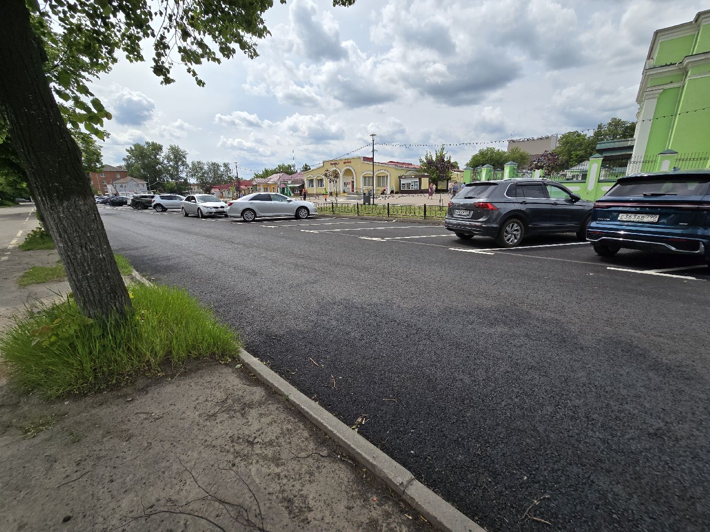 Коломна, Озеры, дорожный ремонт, новый асфальт,