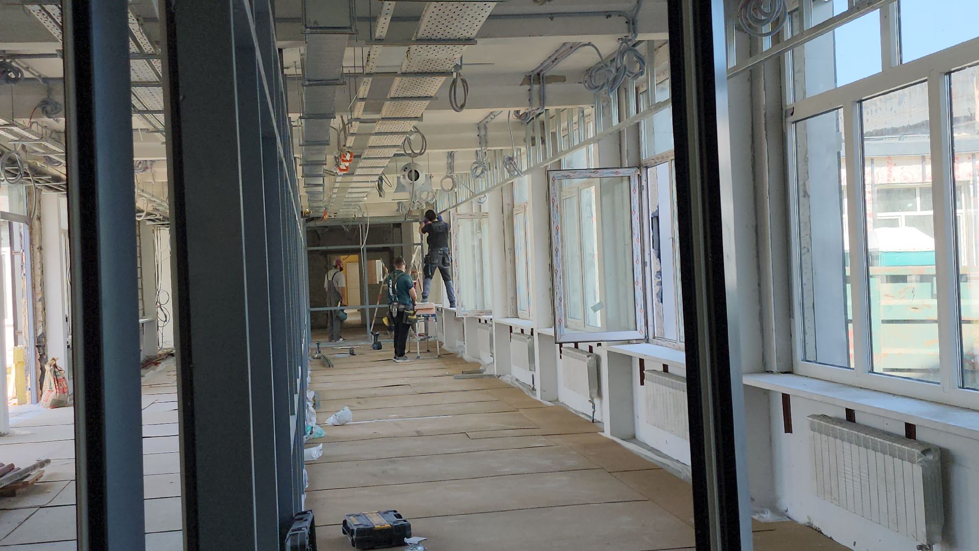 серпухов, подмосковье, капремонт школы,