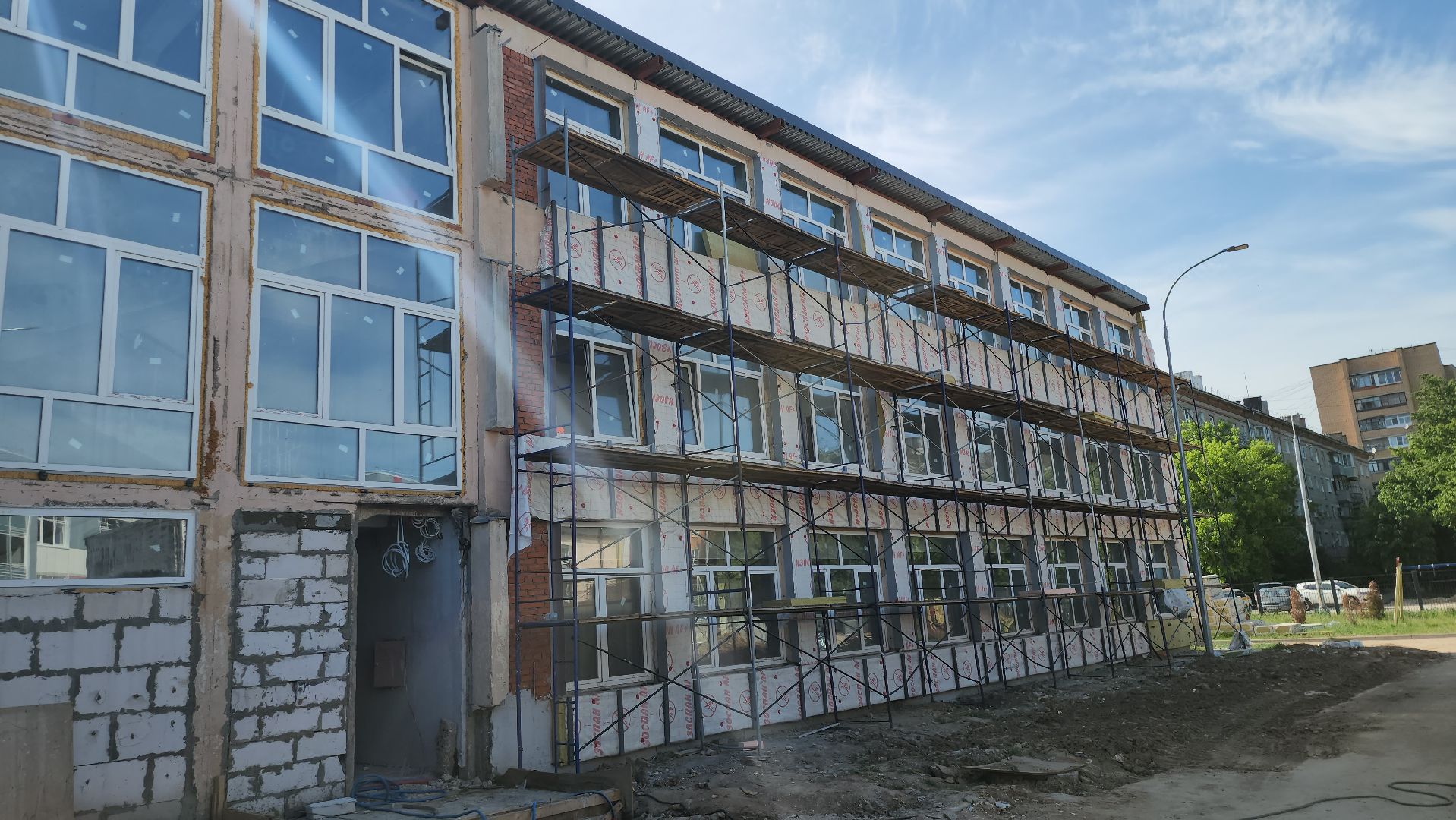 серпухов, подмосковье, капремонт школы,