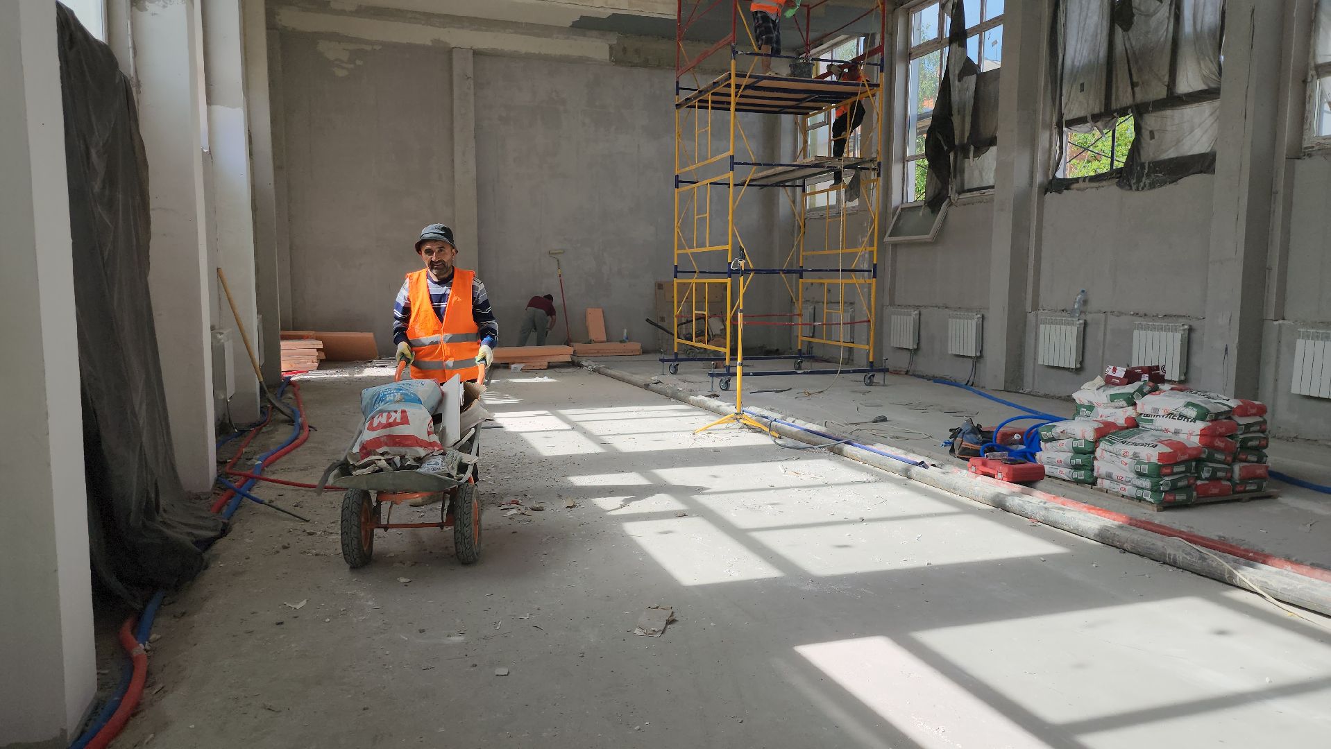 серпухов, подмосковье, капремонт школы,