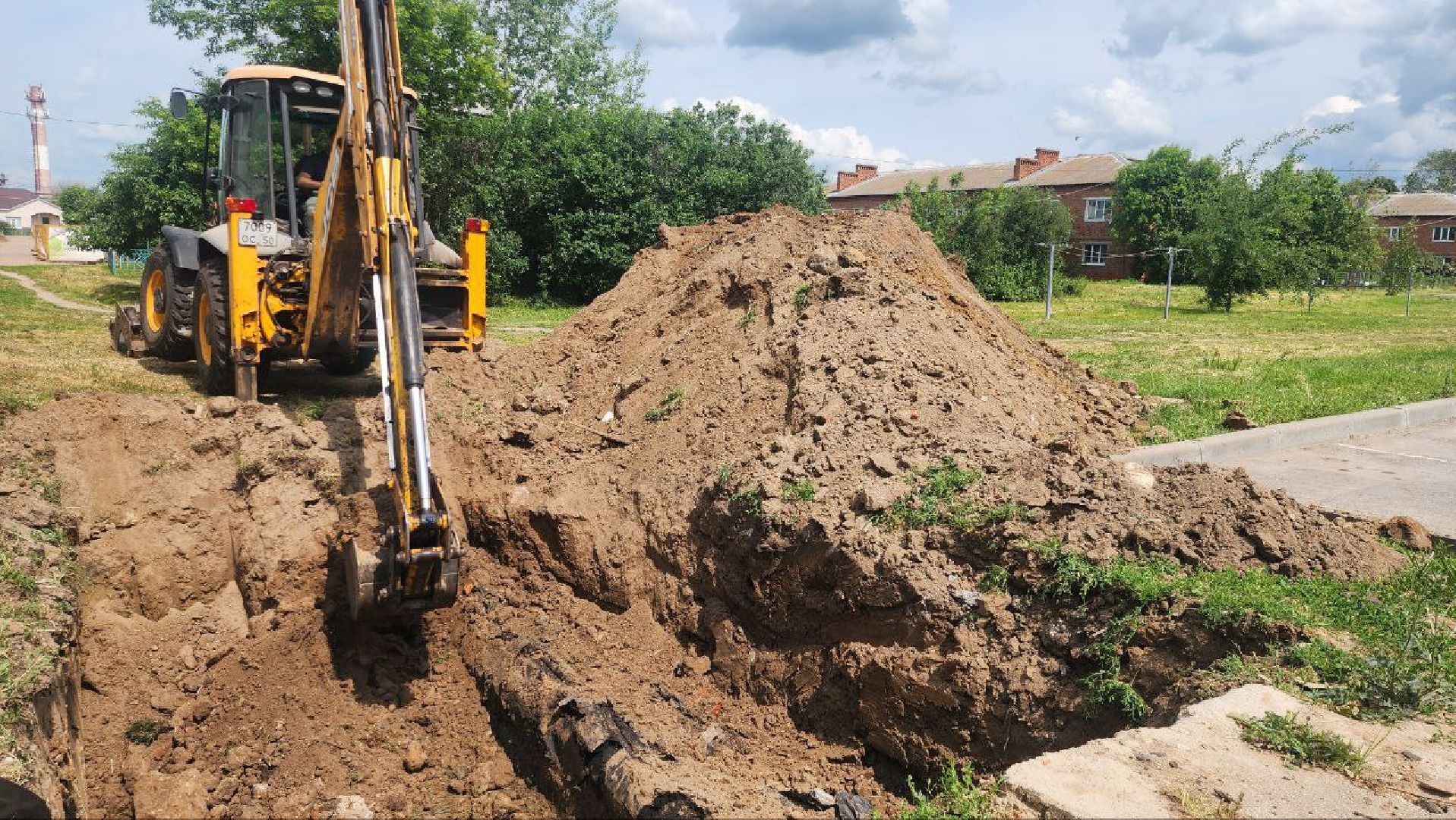 луховицы, красная пойма, капитальный ремонт теплосетей,жкх,