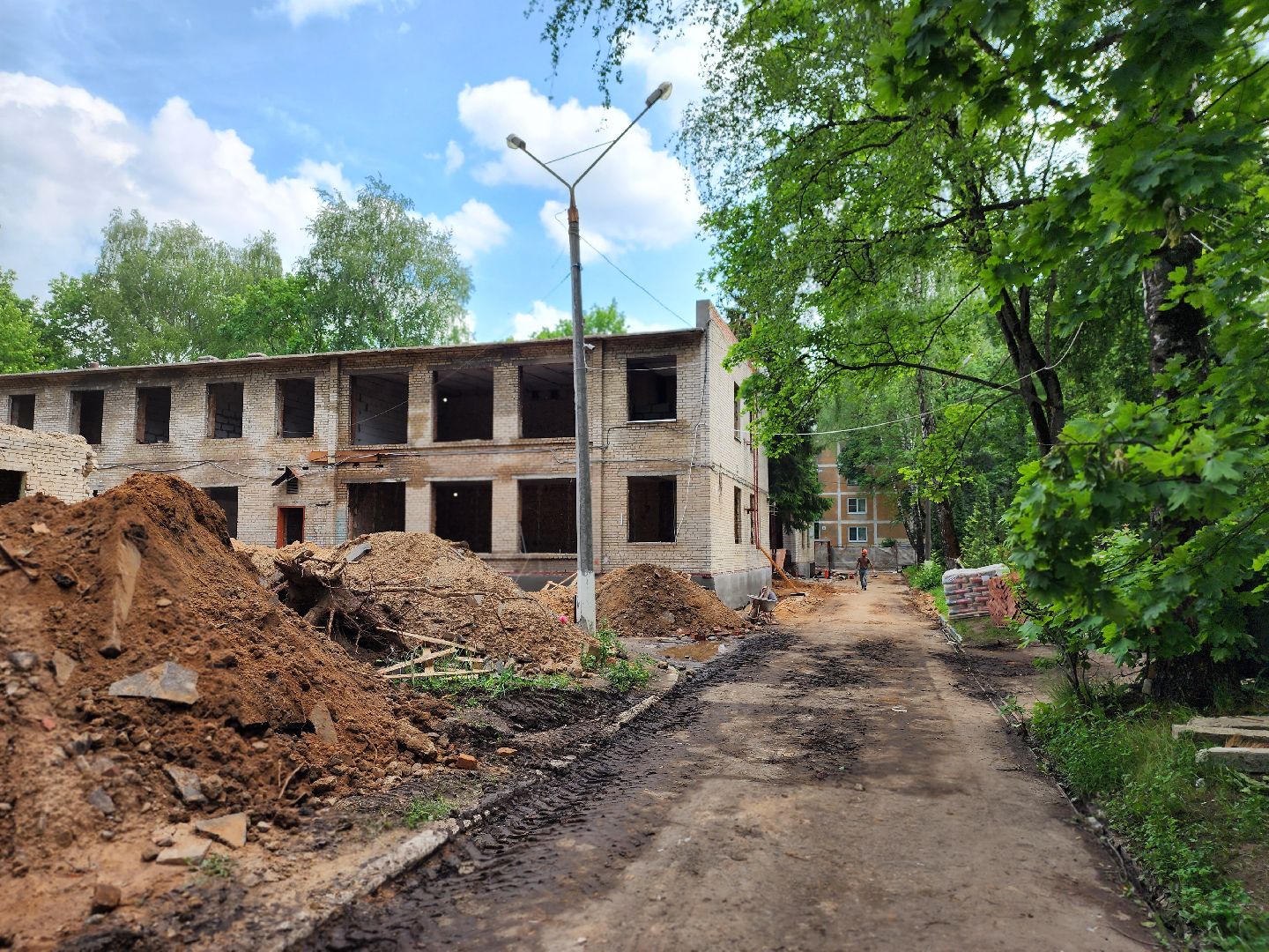 королёв, благоустройство , гимназия 4 в королеве,