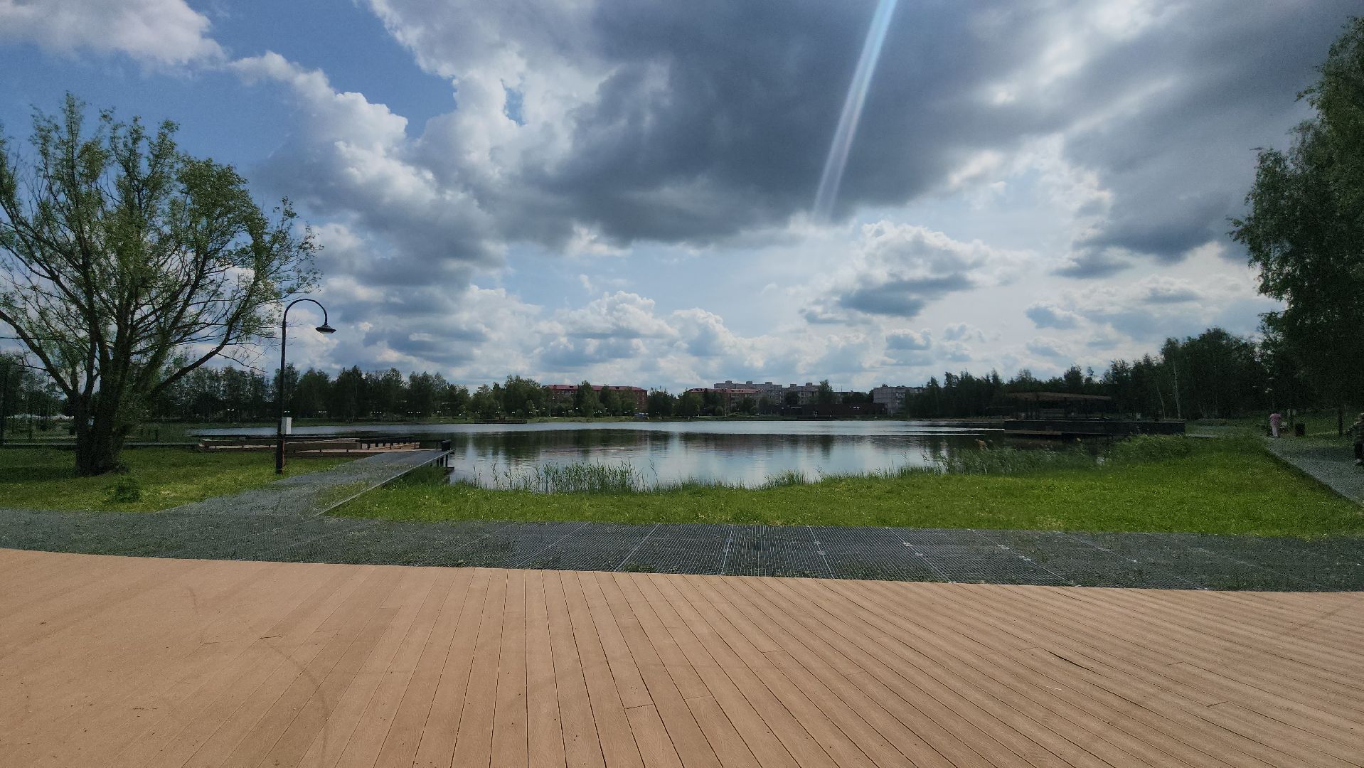 Электрогорск , Благоустройство , Озеро,