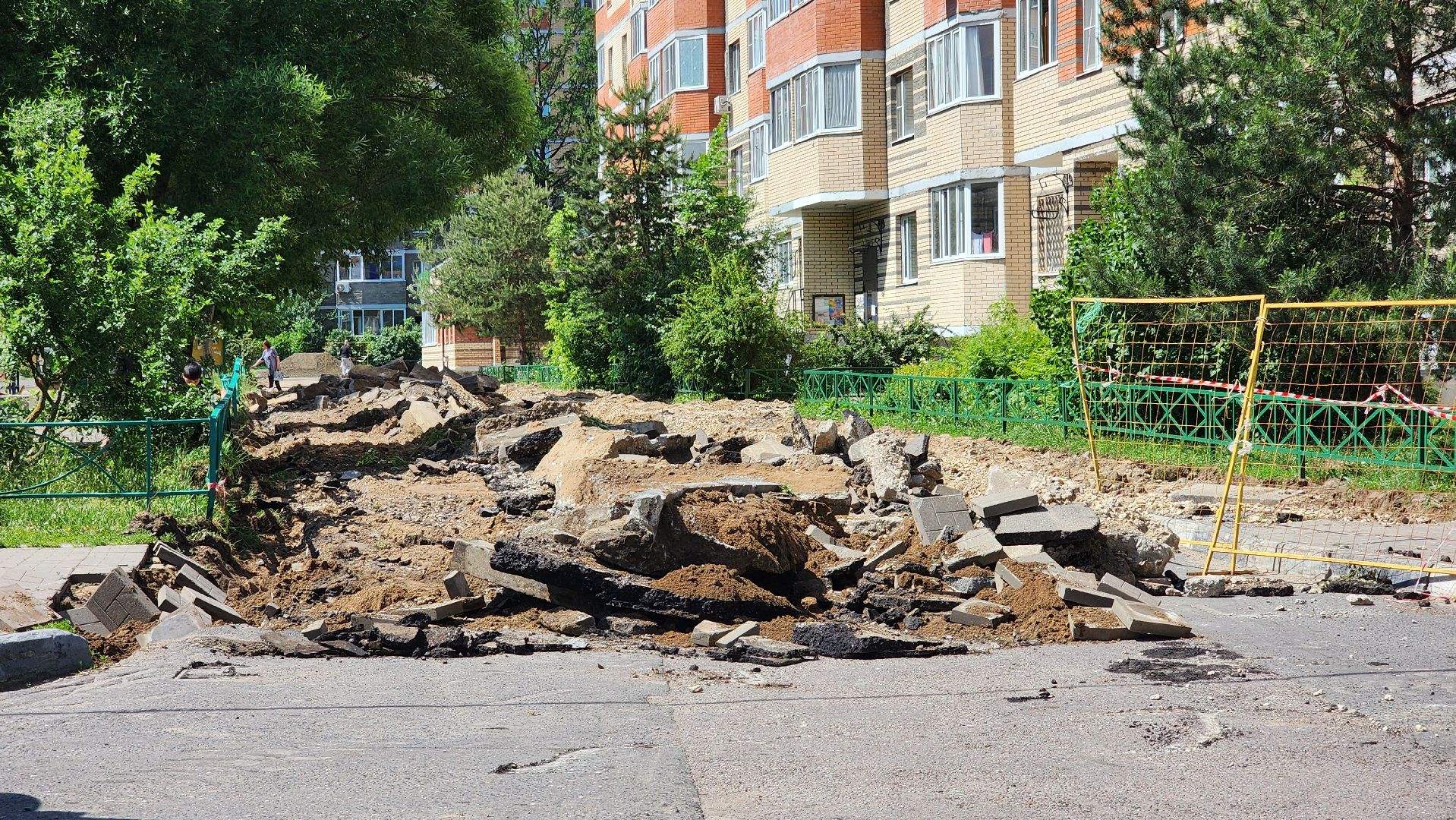 благоустройство, комплексное благоустройство дворов, лосино-петровский,