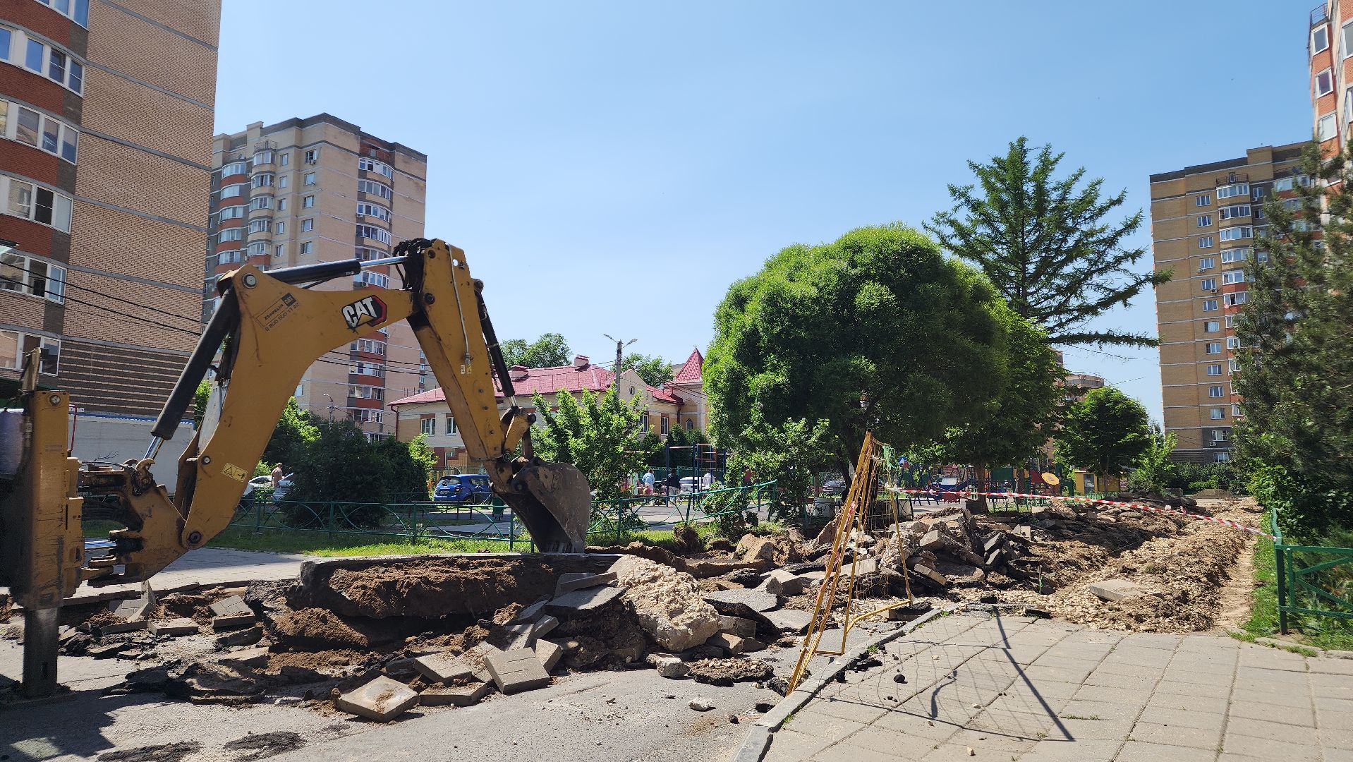 благоустройство, комплексное благоустройство дворов, лосино-петровский,