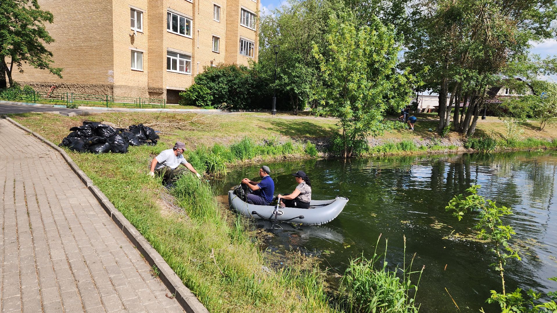 истра, благоустройство, очистка водоема,