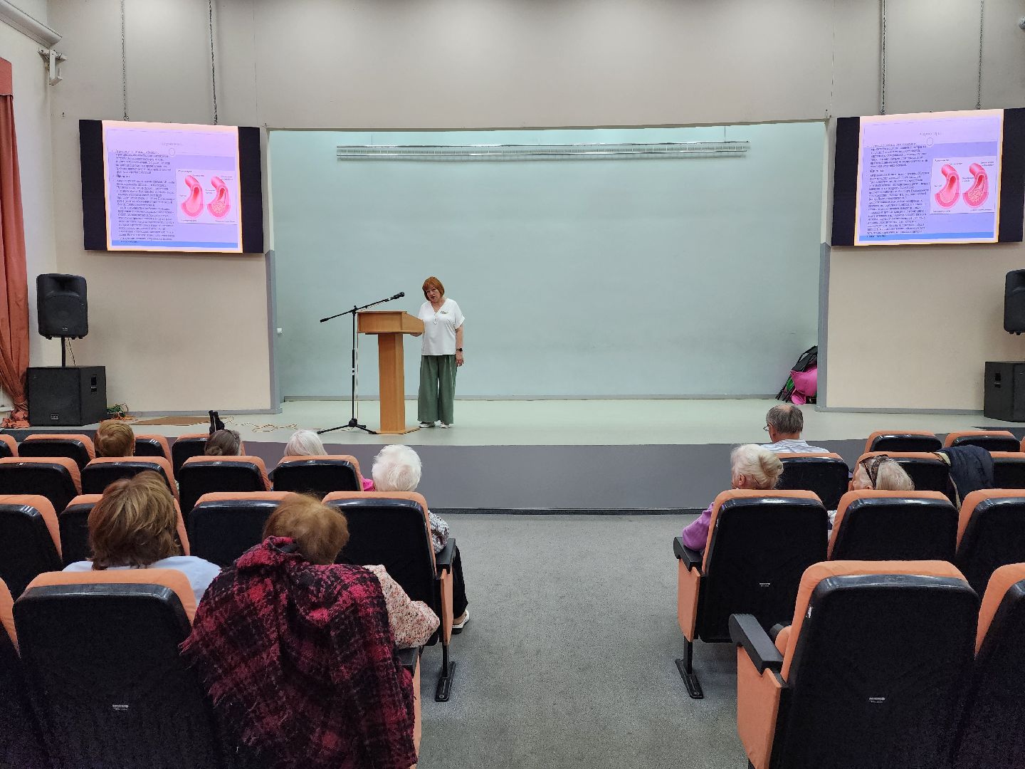 раменское, медицина, школа здоровья раменской больницы, занятие в дк сатурн, профилактика сердечно-сосудистых заболеваний ,