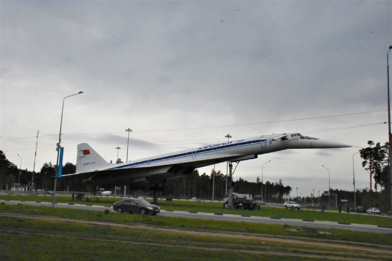 Ту-144, памятник, монумент, традиция, взлётное, положение, Жуковский