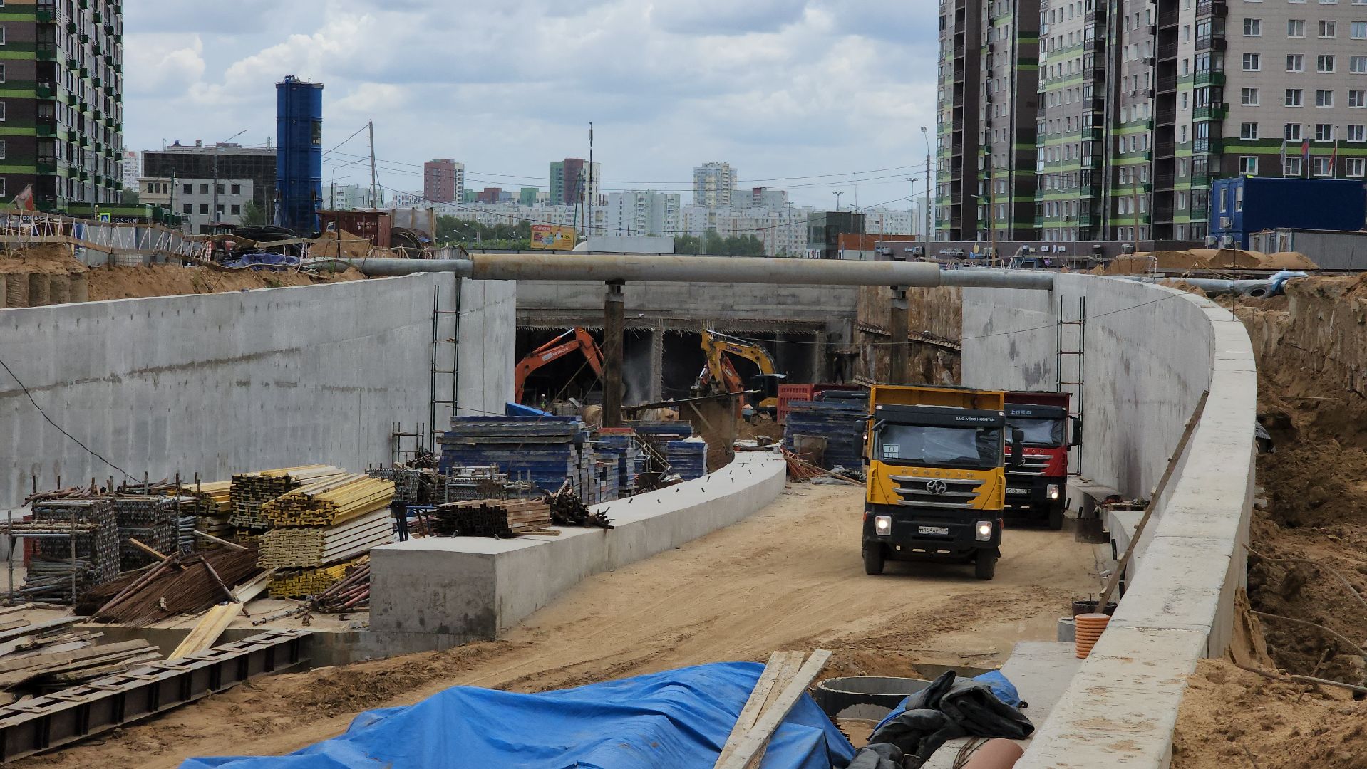 красногорск, путилково, туннель, дороги подмосковья,