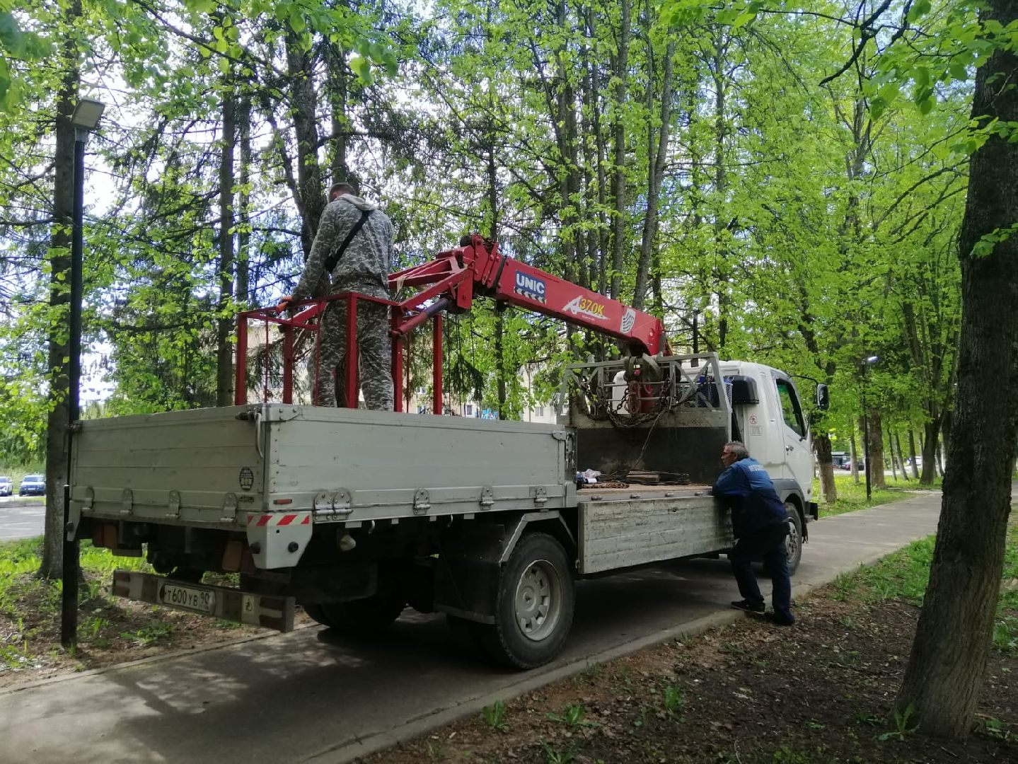 городской округ восход, аллея, уличное освещение, лампы, фонари,благоустройство,