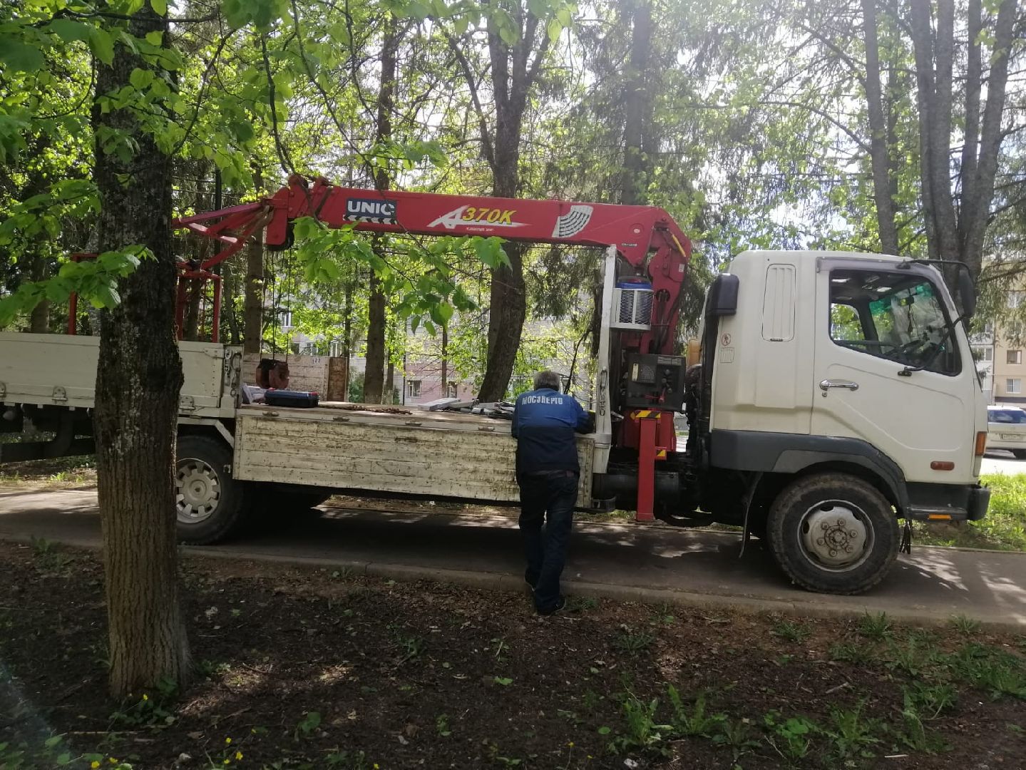 городской округ восход, аллея, уличное освещение, лампы, фонари,благоустройство,