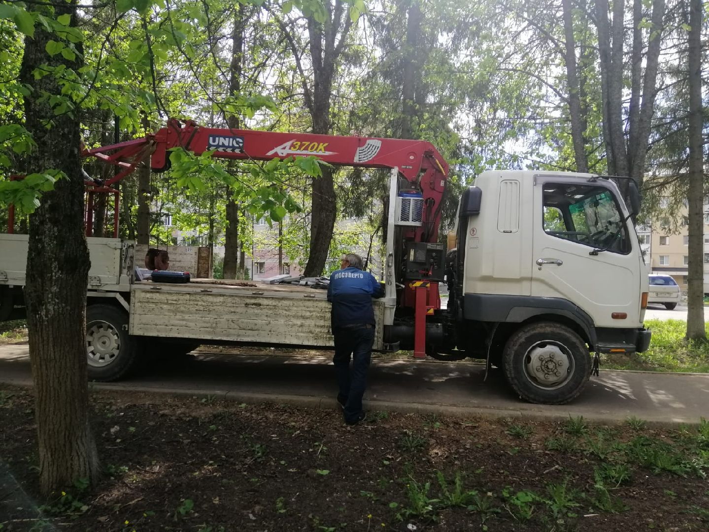 городской округ восход, аллея, уличное освещение, лампы, фонари,благоустройство,
