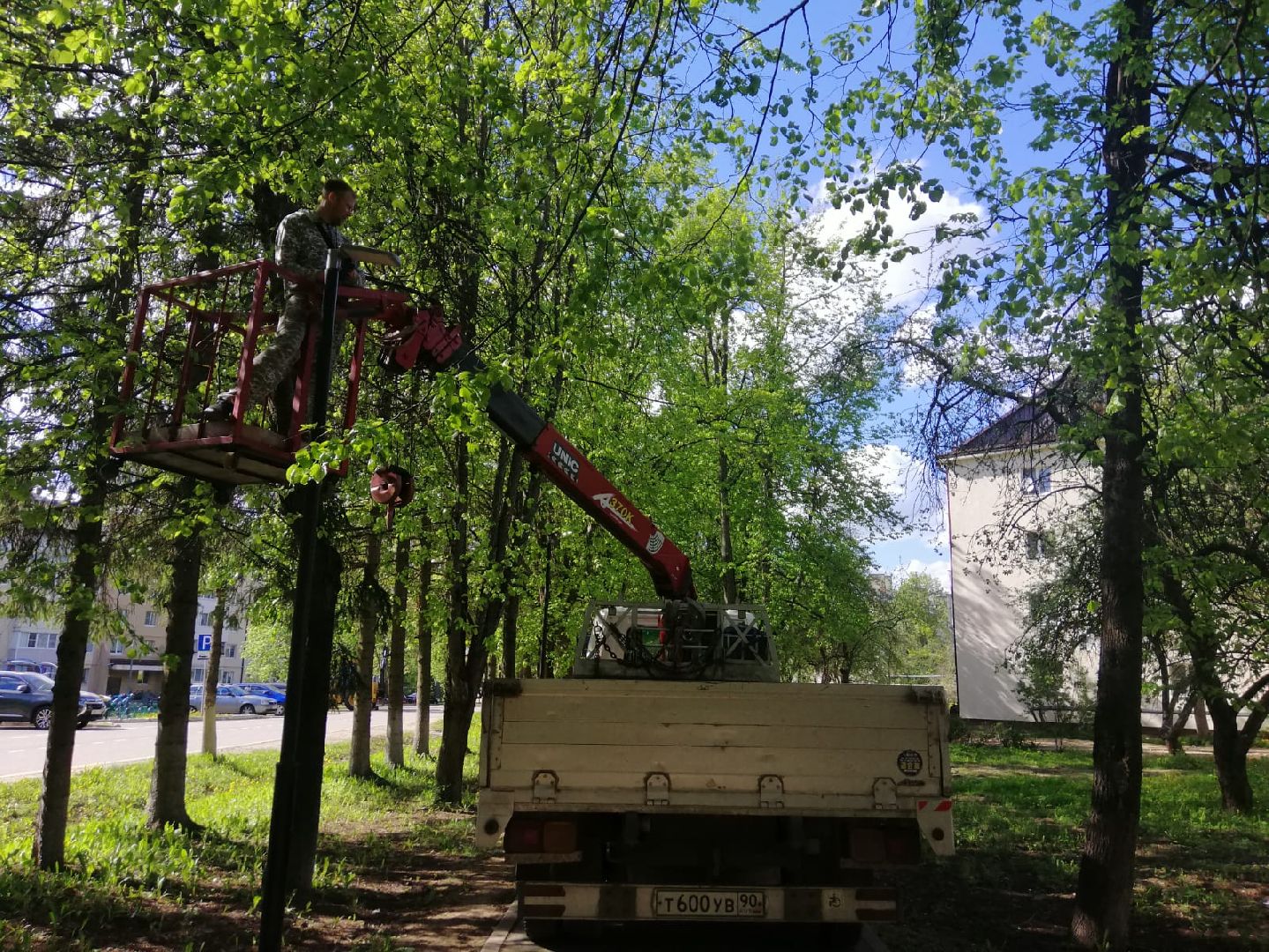 городской округ восход, аллея, уличное освещение, лампы, фонари,благоустройство,