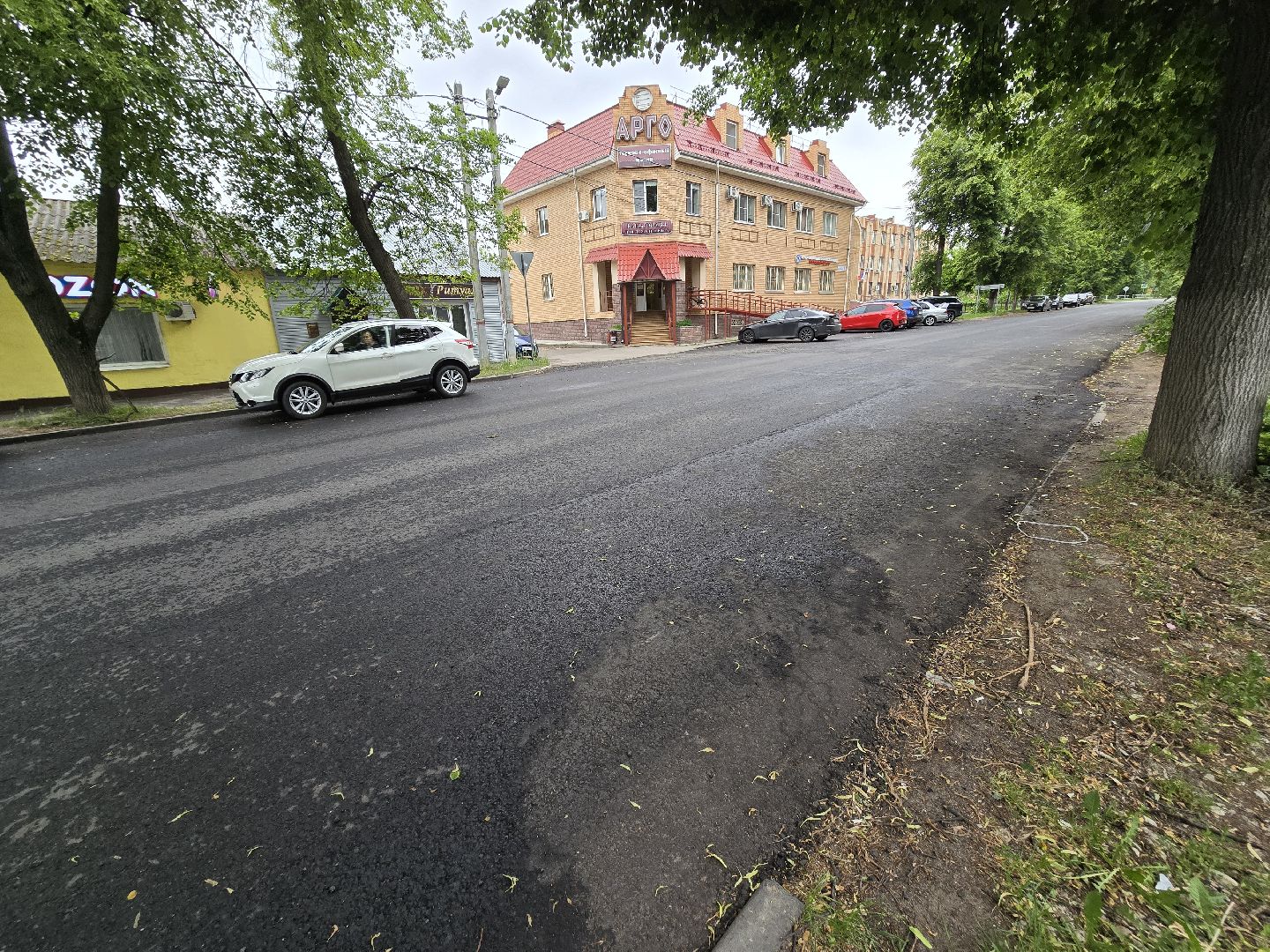 Коломна, Озеры, дорожный ремонт, новый асфальт,