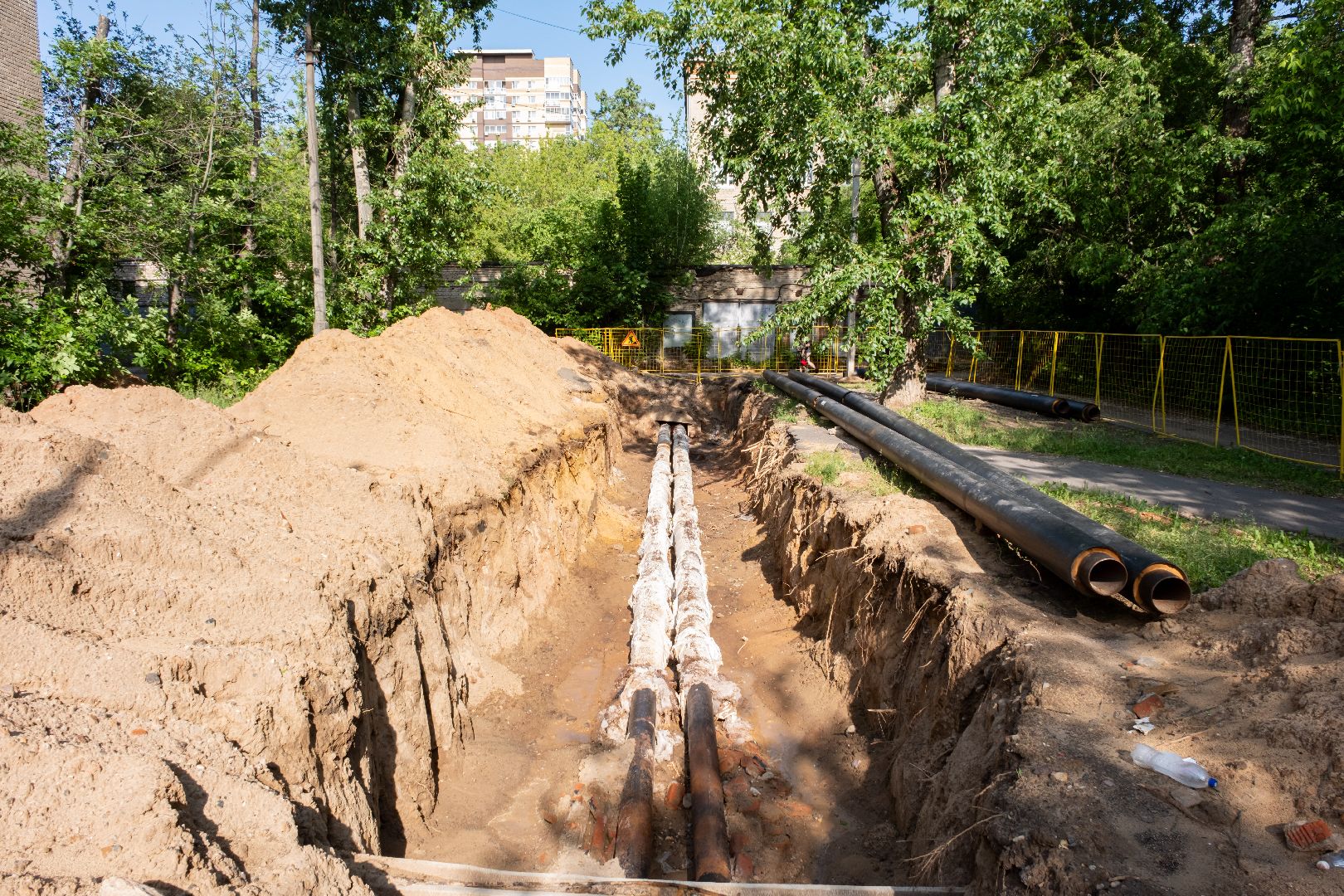 лыткарино, жкх, замена магистральных труб,