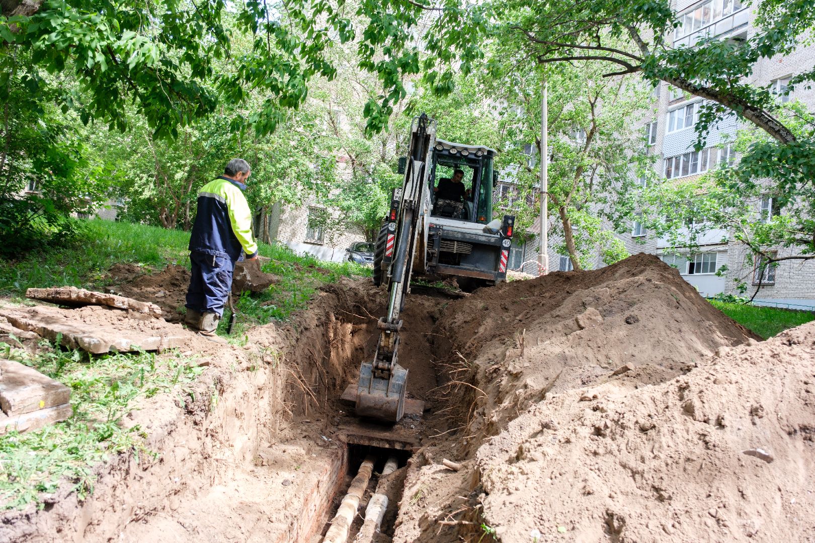 лыткарино, жкх, замена магистральных труб,