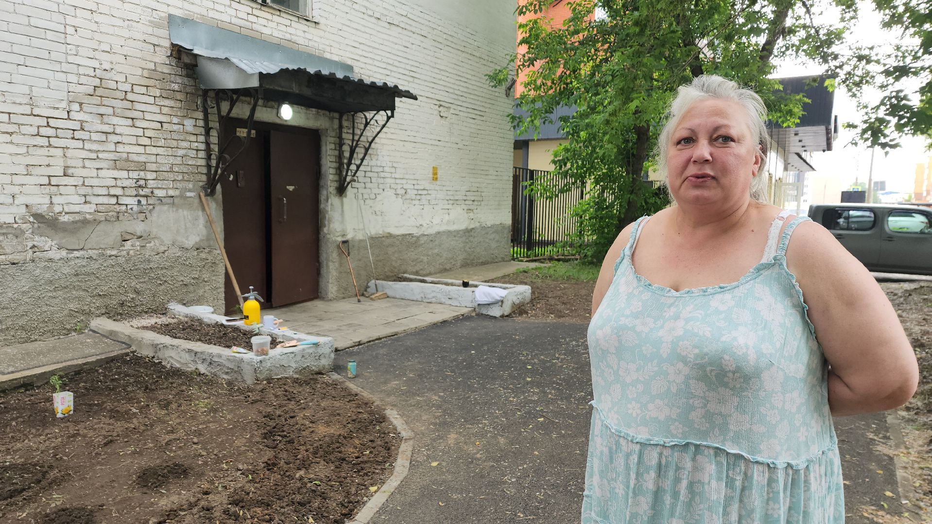 ивантеевка, пушкинский, вертикалки, цветник, жители, инициатива жителей, газон, цветы,асфальтирование дворов,