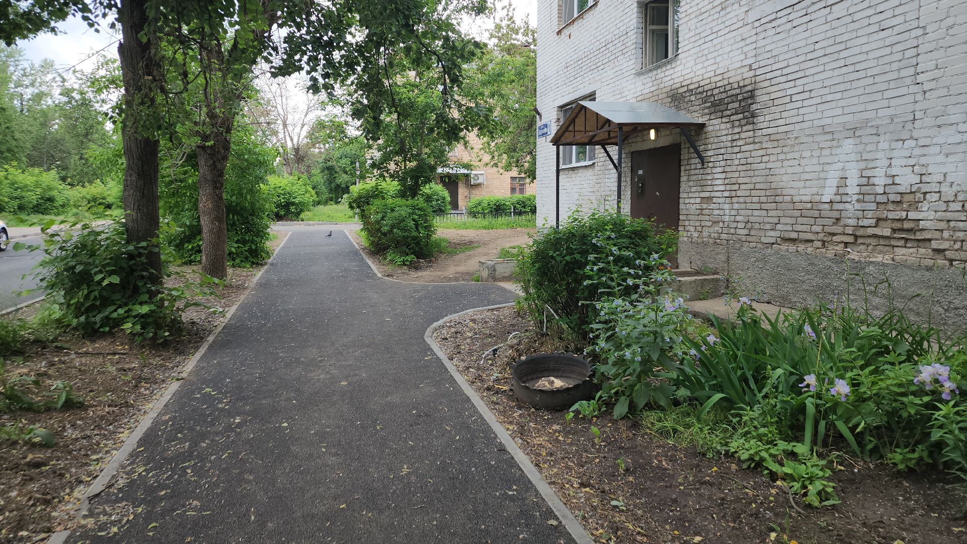 ивантеевка, пушкинский, вертикалки, цветник, жители, инициатива жителей, газон, цветы,асфальтирование дворов,