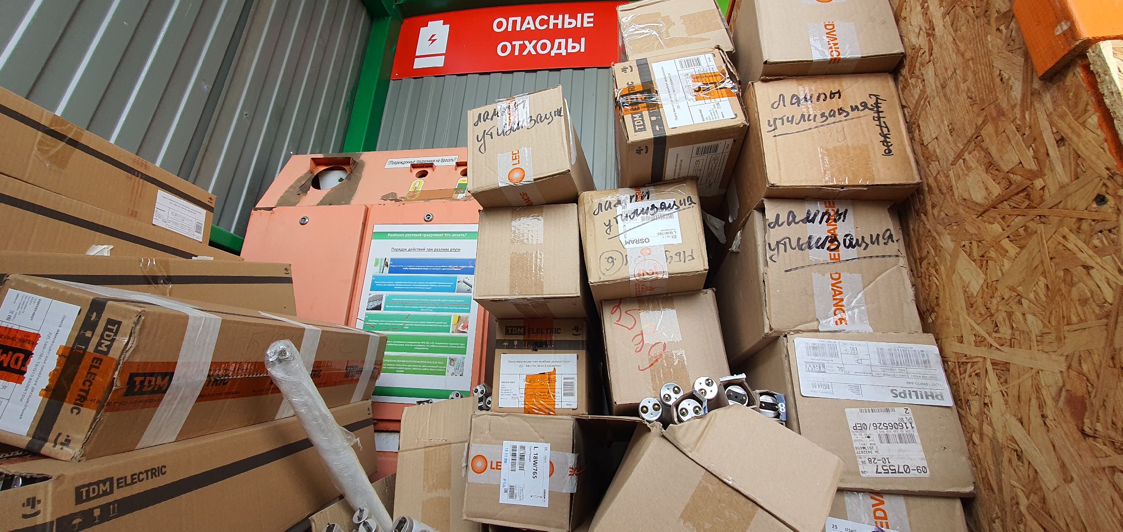 Мегабак, отходы, Домодедово