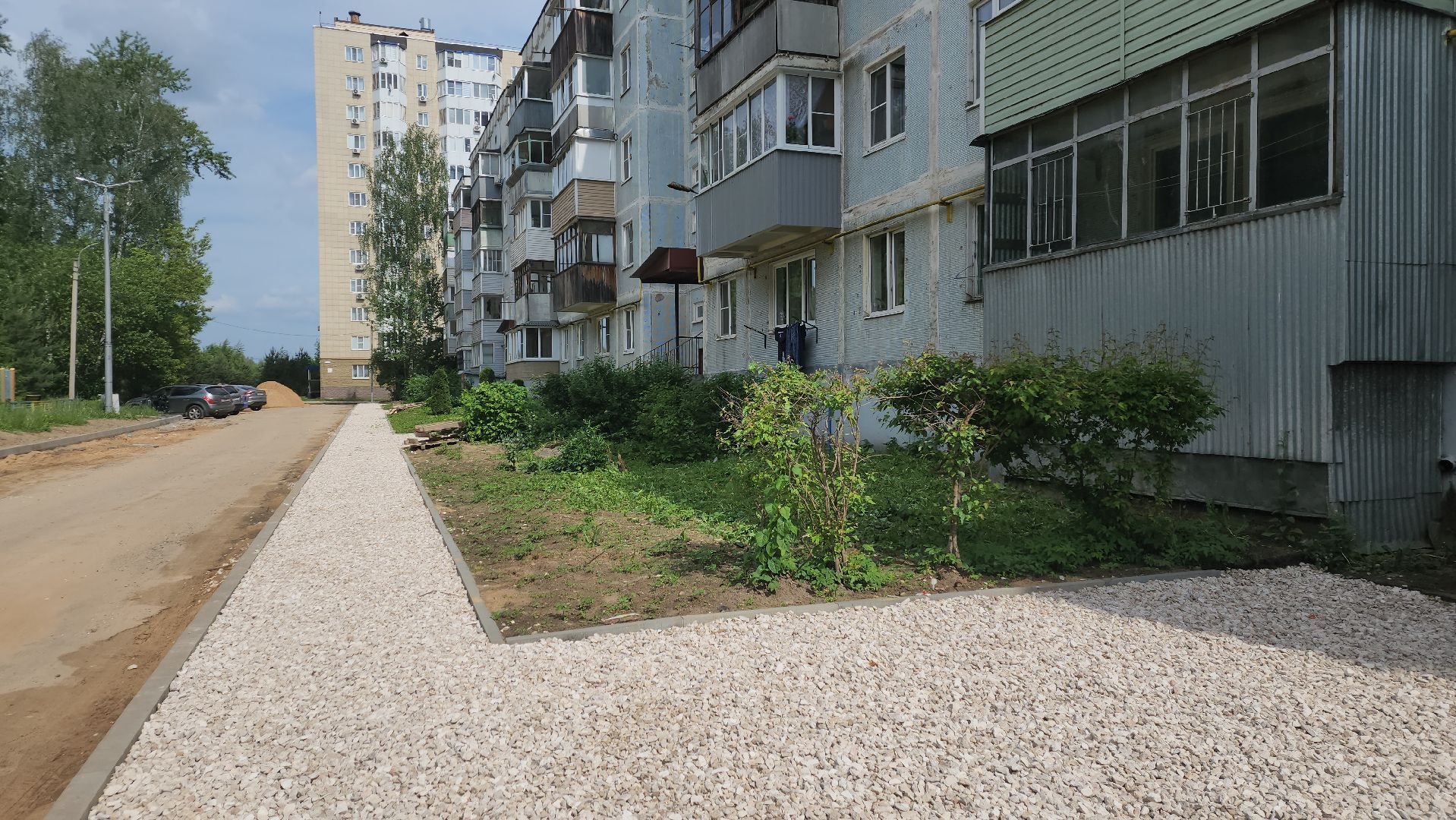 ивантеевка, вертикалки, дворовая территория, благоустройсво, комплексное благоустройство,парковки, тротуары, контейнерная площадка,
