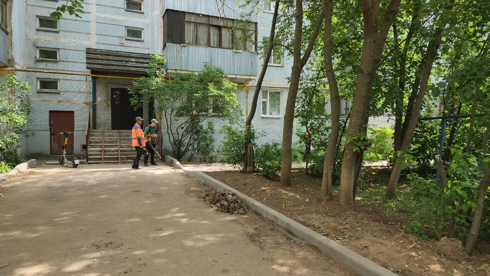 ивантеевка, вертикалки, дворовая территория, благоустройсво, комплексное благоустройство,парковки, тротуары, контейнерная площадка,