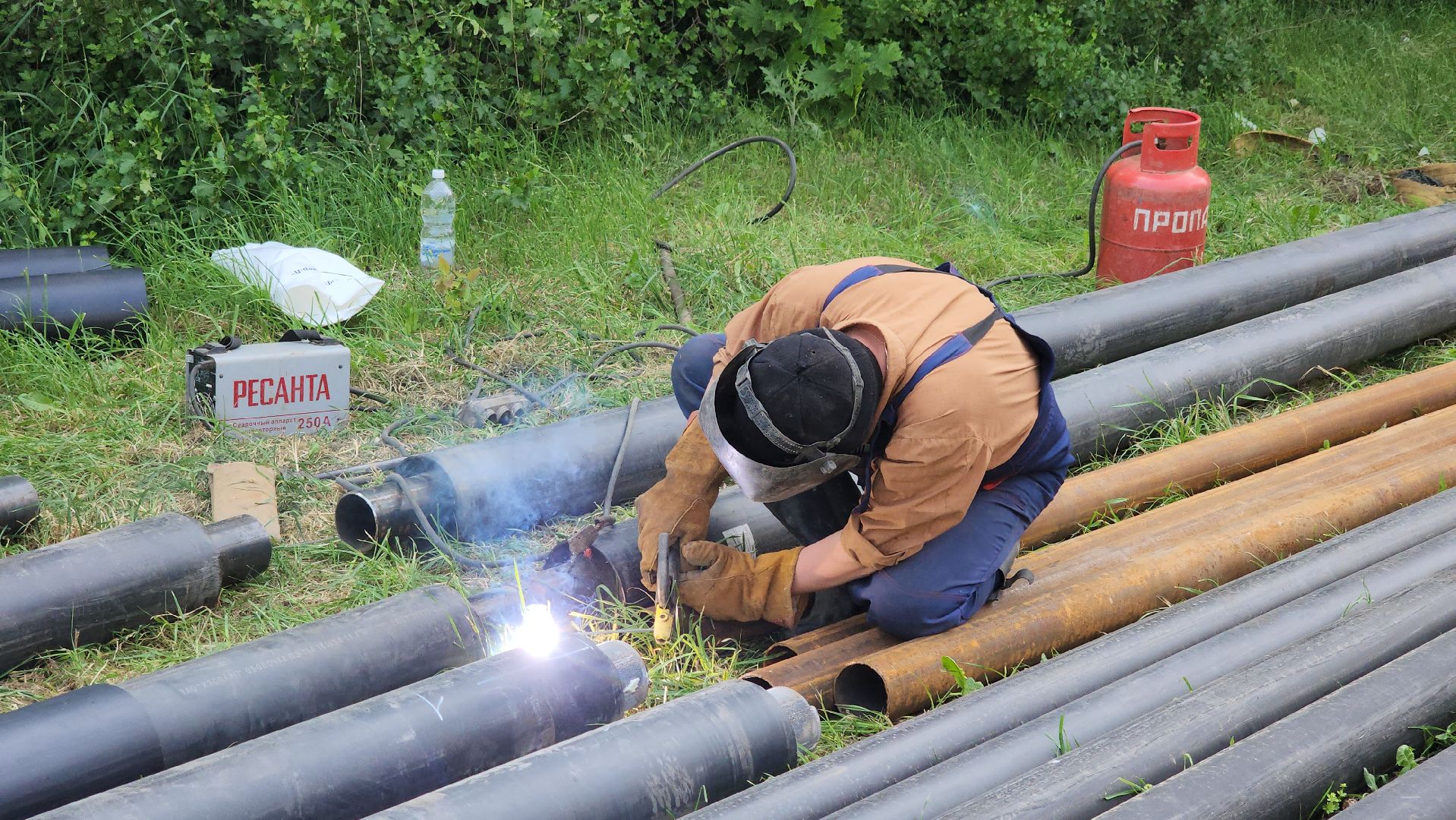 кашира, теплоснабжение, горячая вода, капитальный ремонт, замена труб, демонтаж,