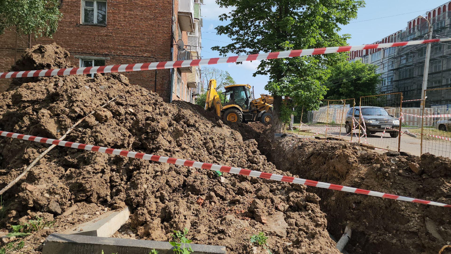 кашира, теплоснабжение, горячая вода, капитальный ремонт, замена труб, демонтаж,