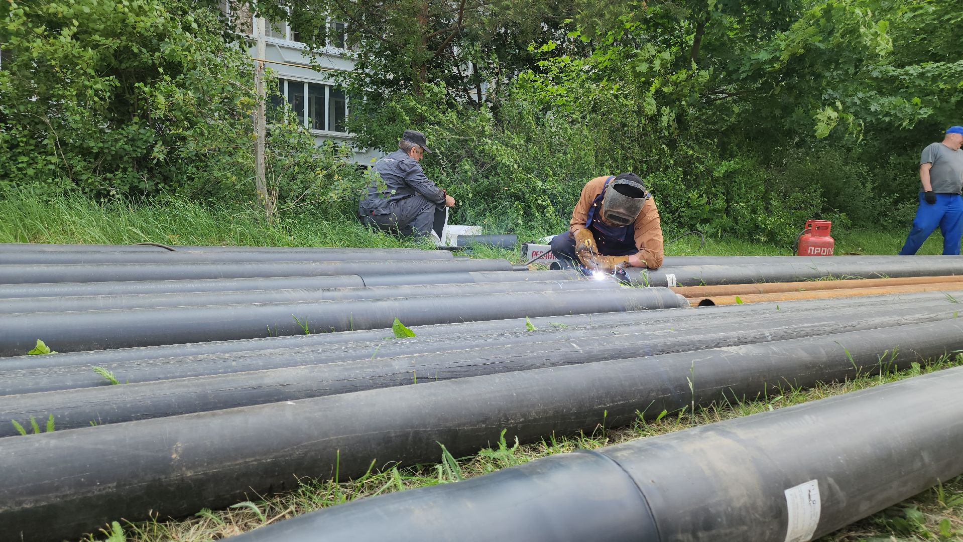 кашира, теплоснабжение, горячая вода, капитальный ремонт, замена труб, демонтаж,