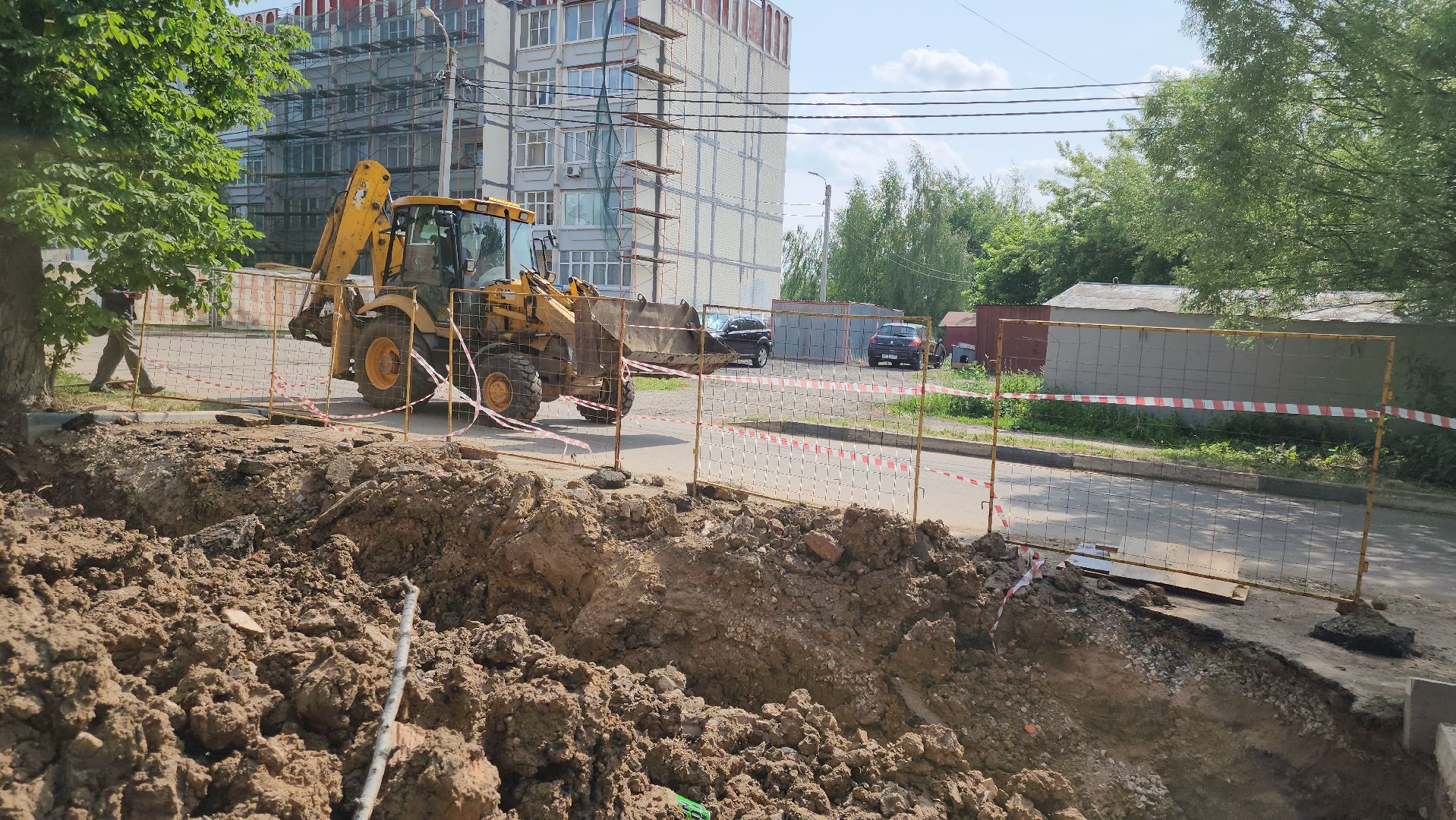 кашира, теплоснабжение, горячая вода, капитальный ремонт, замена труб, демонтаж,