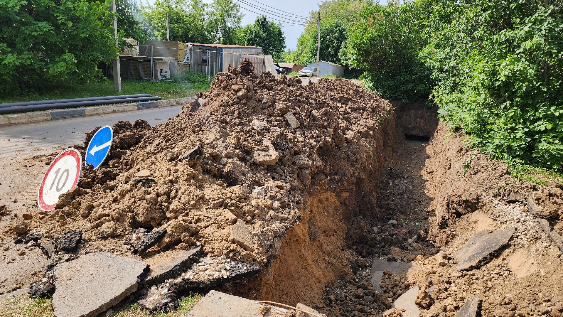 кашира, теплоснабжение, горячая вода, капитальный ремонт, замена труб, демонтаж,