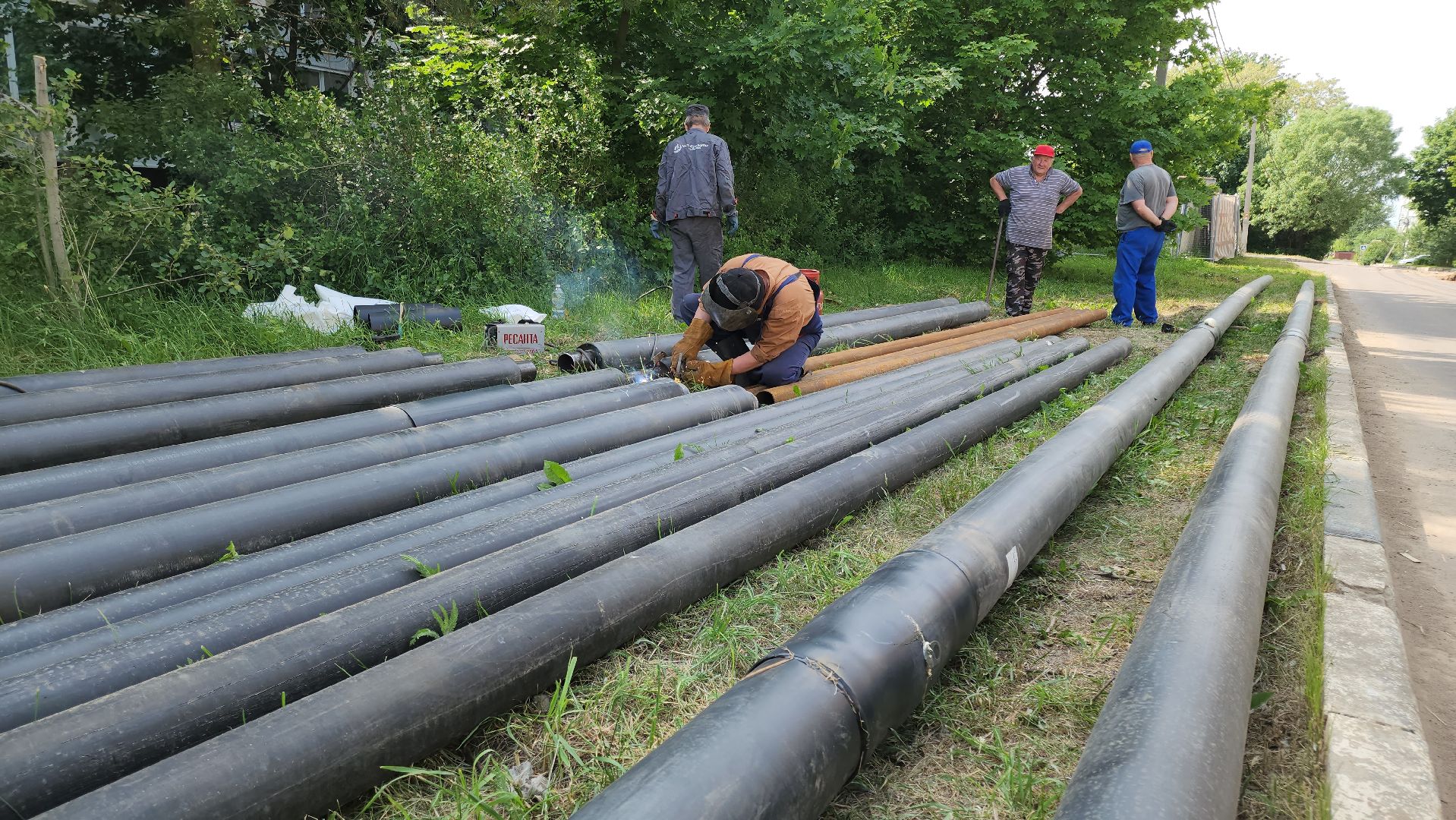 кашира, теплоснабжение, горячая вода, капитальный ремонт, замена труб, демонтаж,