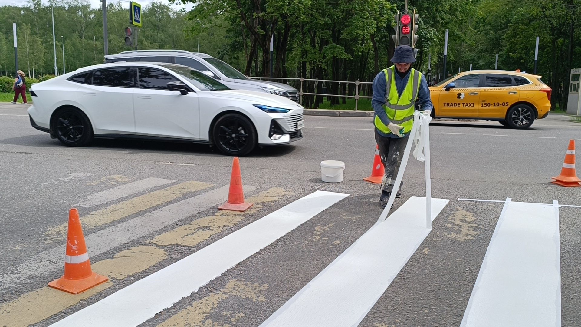 дорога, лобня, дорожная разметка,