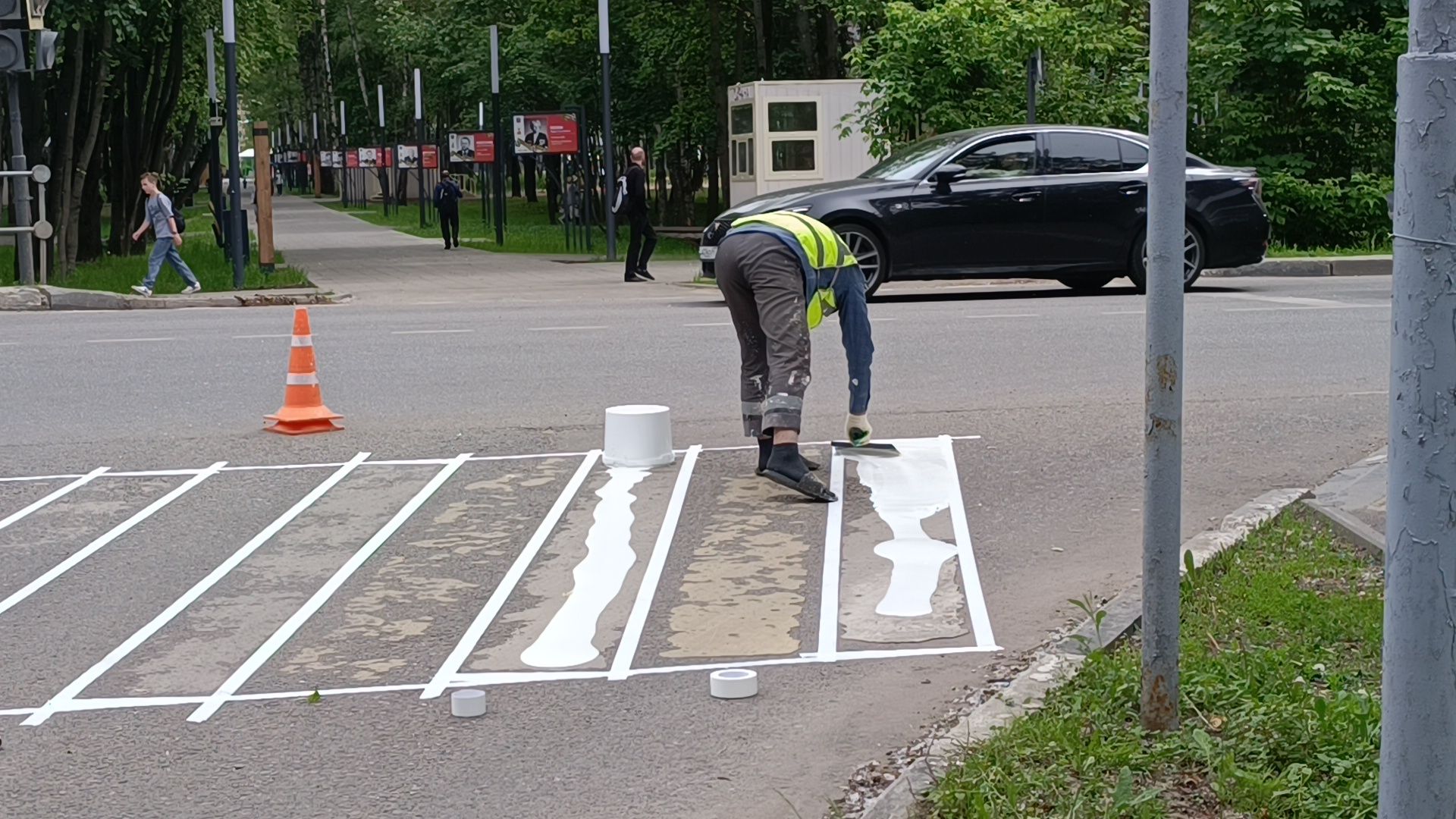 дорога, лобня, дорожная разметка,