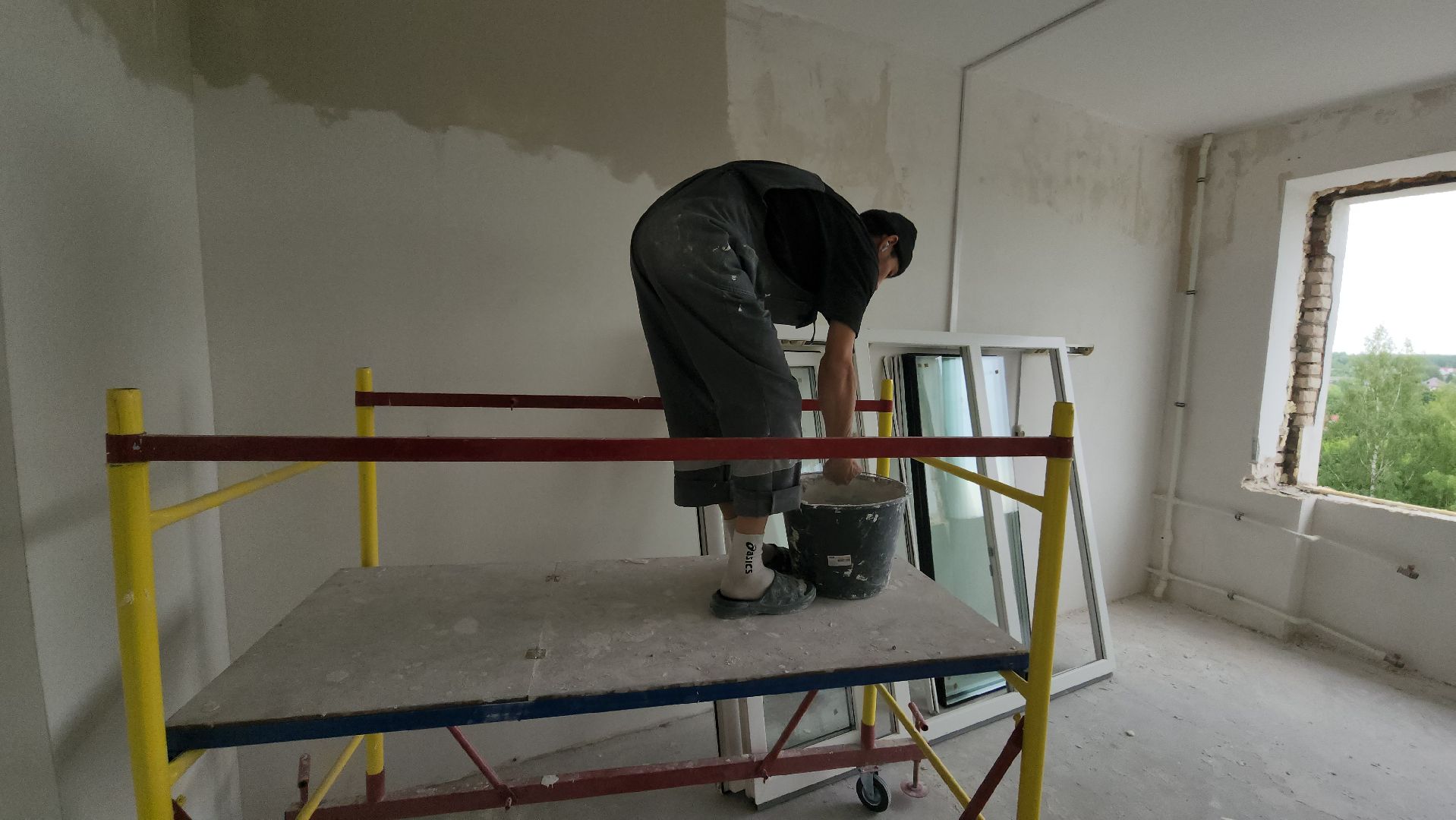 кашира, каширская больница, капитальный ремонт, гинекология, демонтаж, укладка плитки,